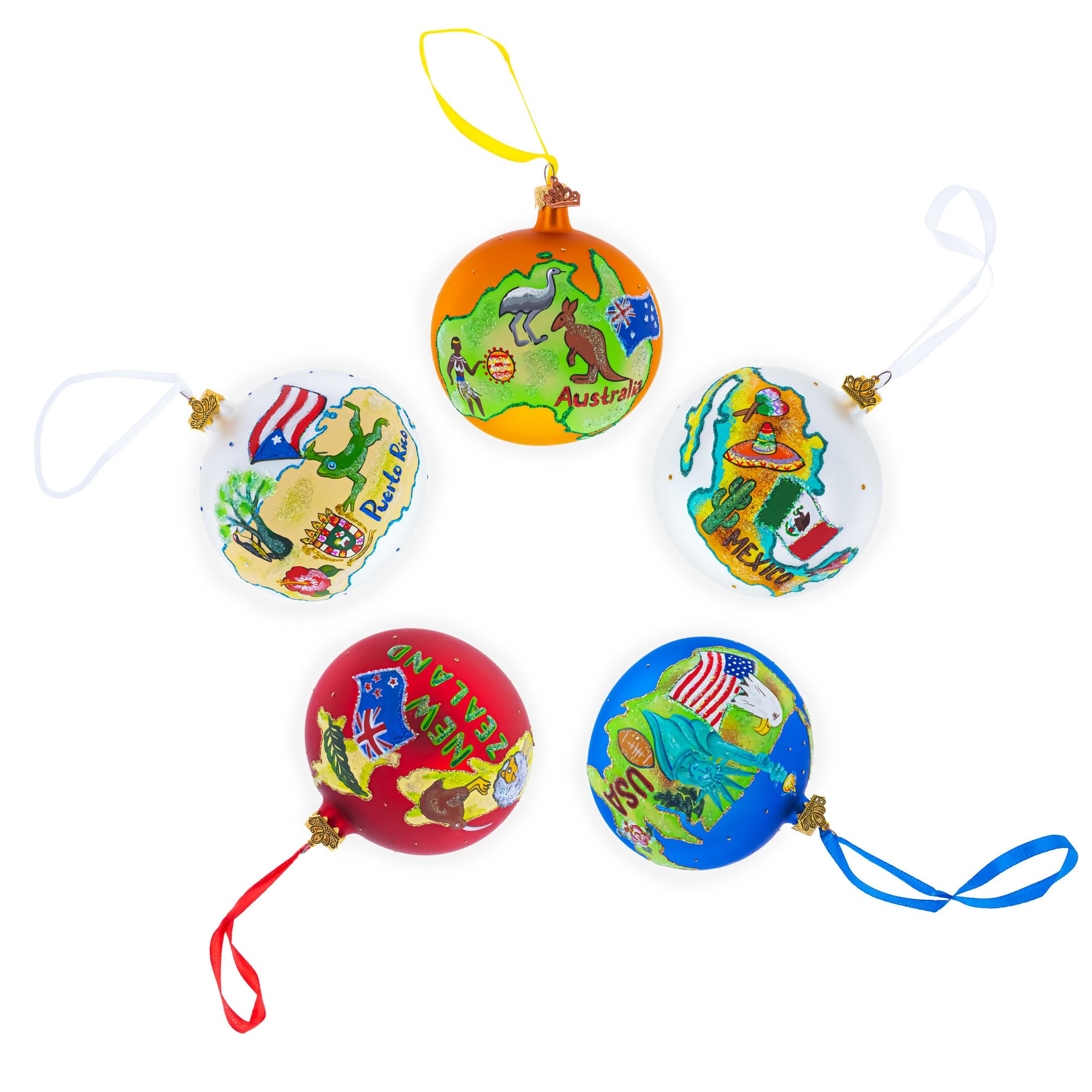 3.25 Inch Castle in Ireland Glass Christmas Ornament - Elegant Holiday Tree Decoration for Home, Office & Gift Giving