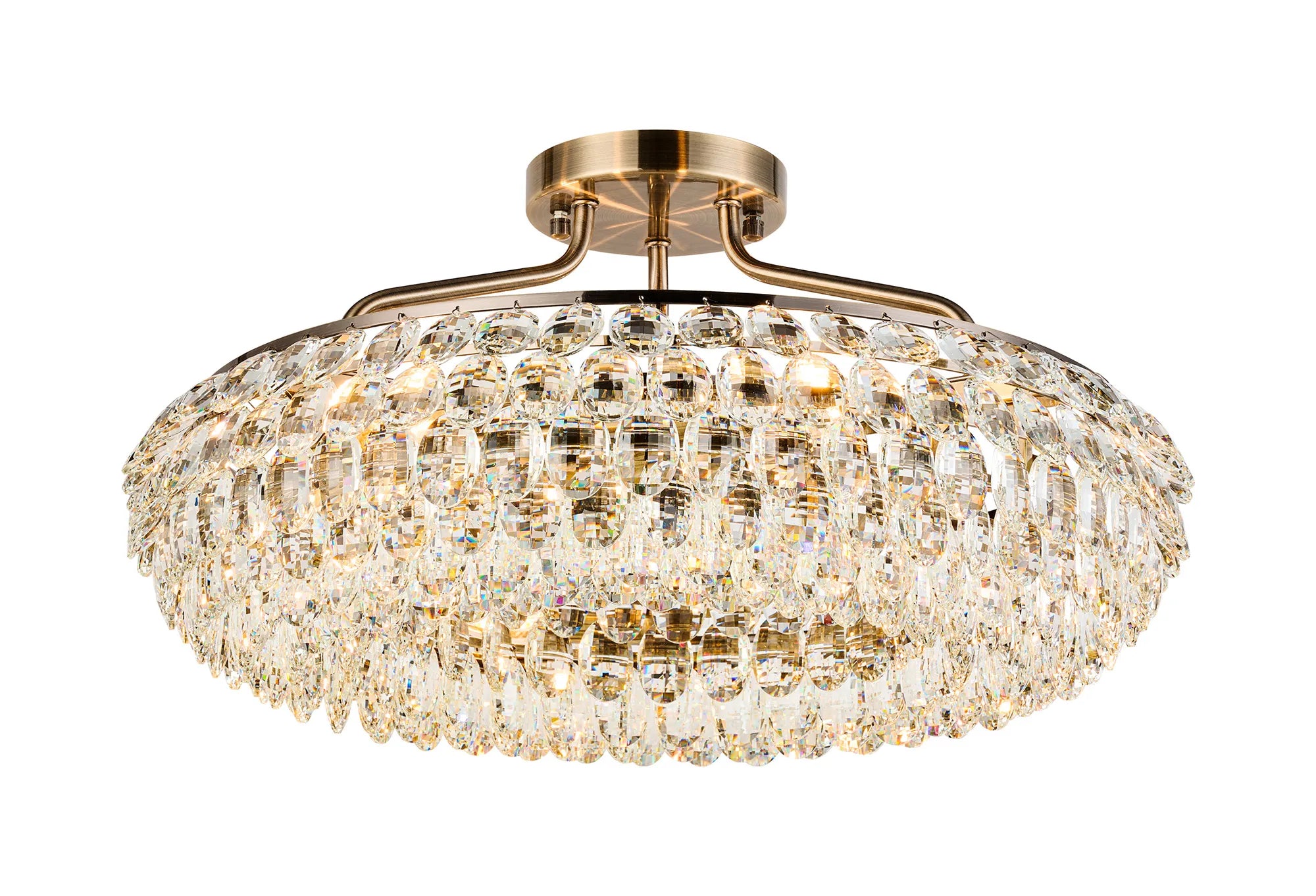 Antique Brass & Clear