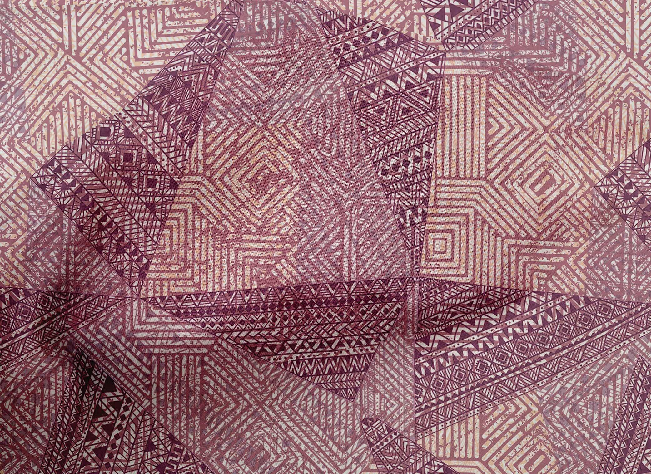 oneOone Cotton Cambric Dark Magenta Printed Fabric by The Yard - 42 Inch Wide for DIY Clothing, Quilting & Home Decor Sewing Projects | Premium Sewing Supplies for Dresses, Curtains & Crafts