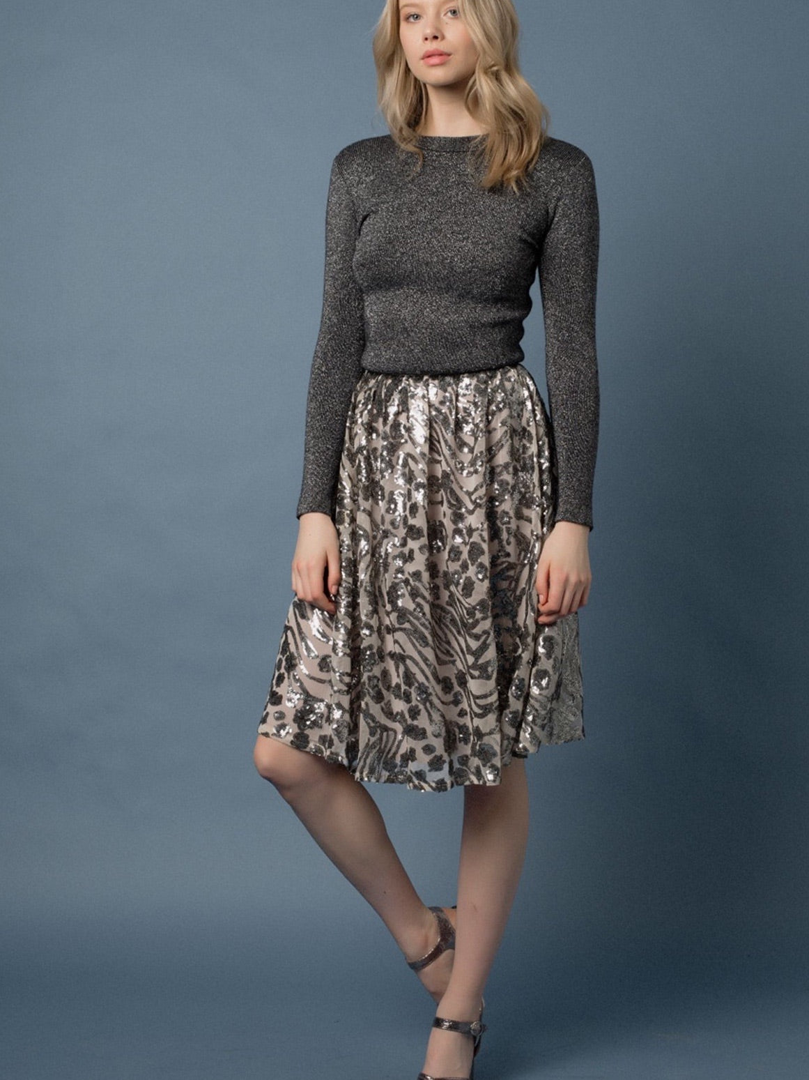 Carey Skirt for Women - Stylish & Comfortable A-Line Midi Skirt - Perfect for Office, Casual Wear & Date Nights