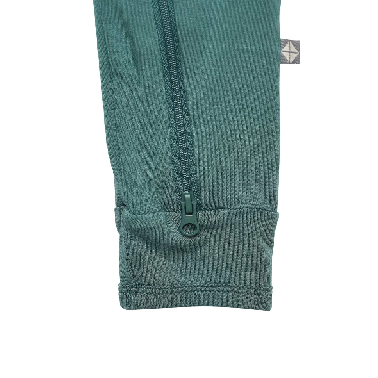 Kyte Baby Zippered Romper - Soft Organic Cotton One-Piece Jumpsuit for Infants & Toddlers (Emerald Green) | Perfect for Playtime, Naptime & Everyday Comfort
