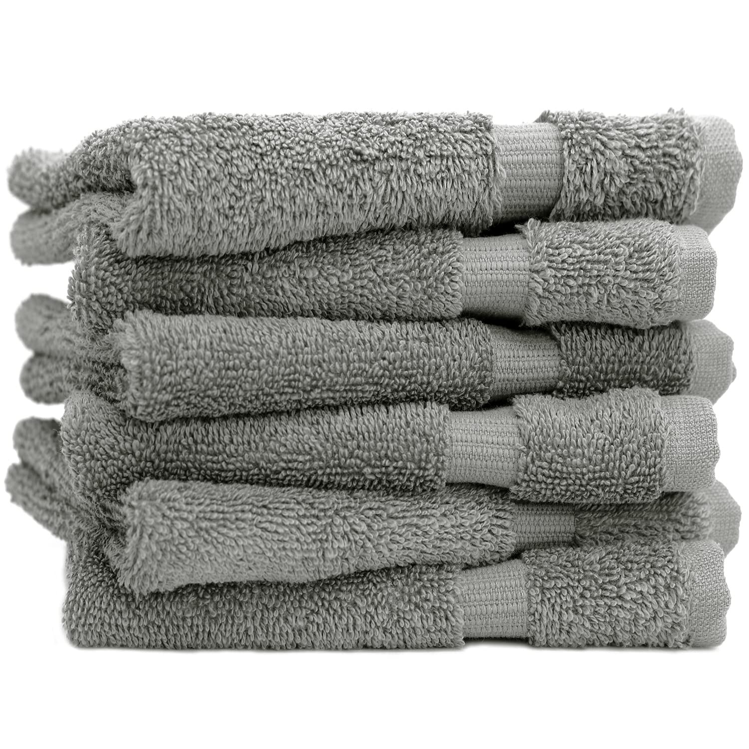 Premium 100% Turkish Cotton 700 GSM Luxury Washcloth Set - Soft Spa & Hotel Quality Bath Towels for Face, Body & Makeup Removal (13
