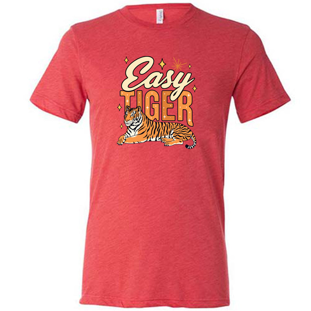 Easy Tiger Graphic T-Shirt for Men & Women - Casual Unisex Cotton Tee for Streetwear, Lounge & Everyday Outfits