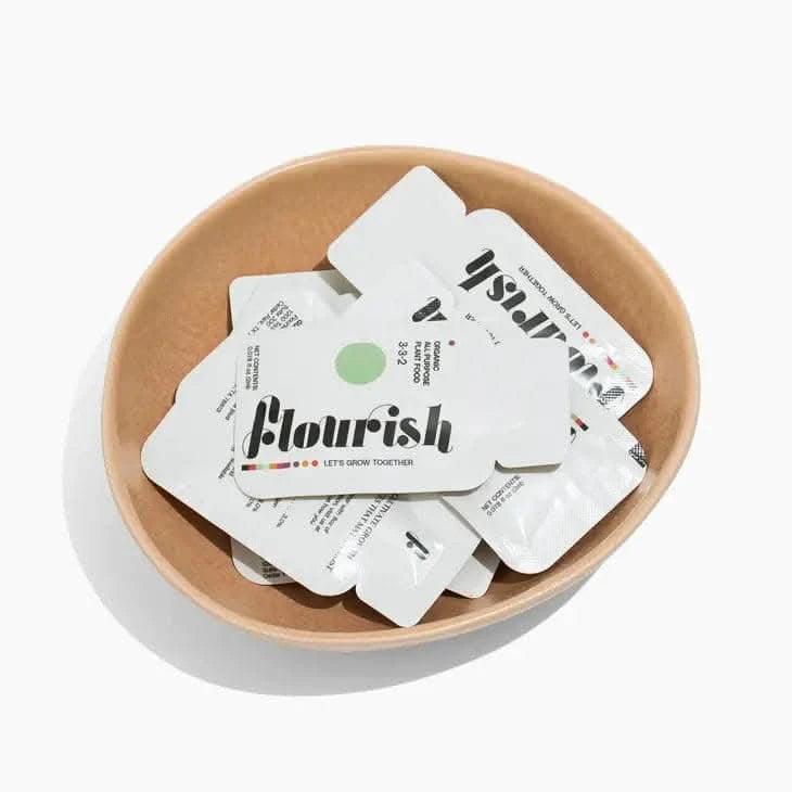 Flourish Single Serve Plant Food - Premium Liquid Fertilizer for Indoor & Outdoor Plants | Perfect for Houseplants, Succulents & Hydroponics