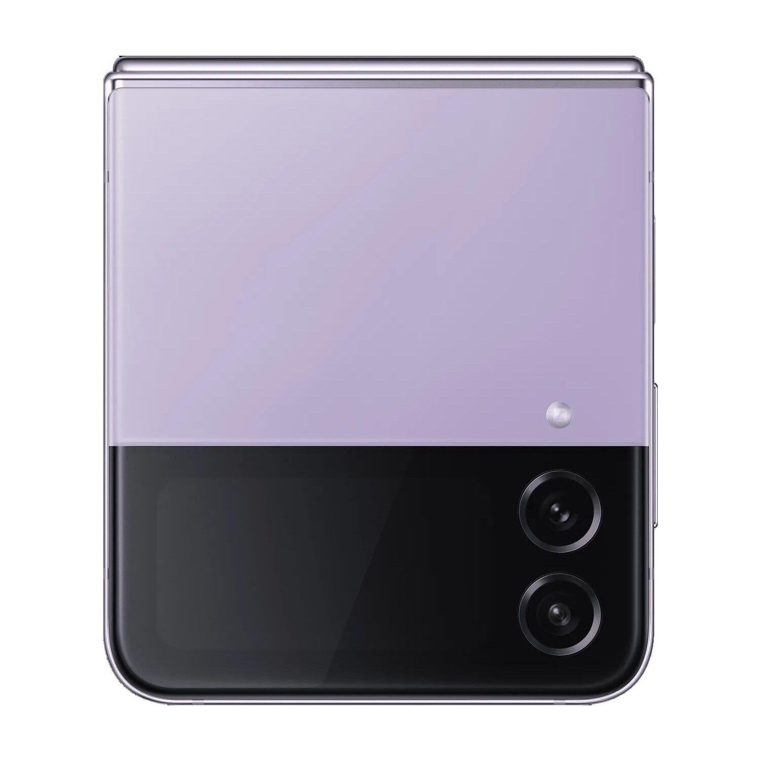 Samsung Galaxy Z Flip4 5G Unlocked Smartphone - 128GB Storage, Purple (Renewed Premium) | Compact Foldable Phone for Work, Travel & Selfies
