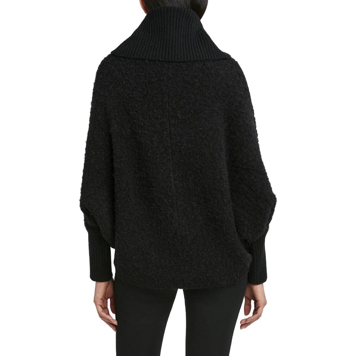 BCBGMAXAZRIA Women's Thick Turtleneck Long Sleeve Sweater - Cozy Winter Pullover for Casual Outfits & Office Wear