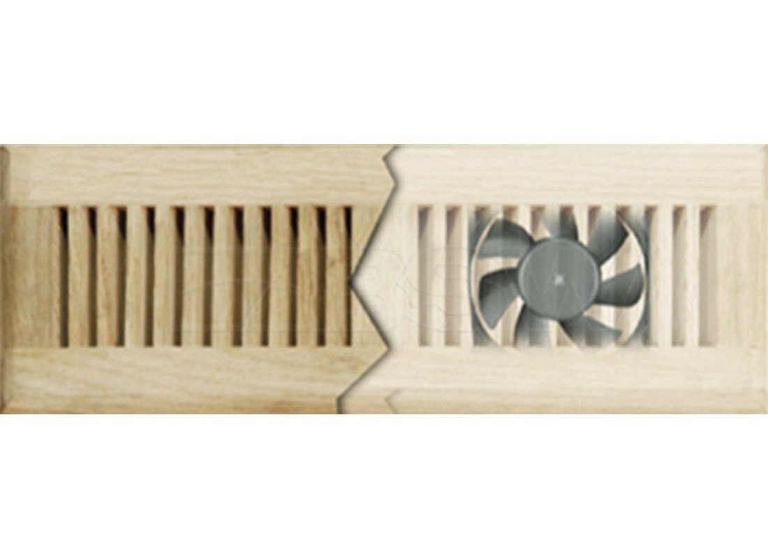 Quiet Cool Series Closet Cooler Intake Vent - Passive Air Circulation System for Bedroom, Closet & Small Spaces