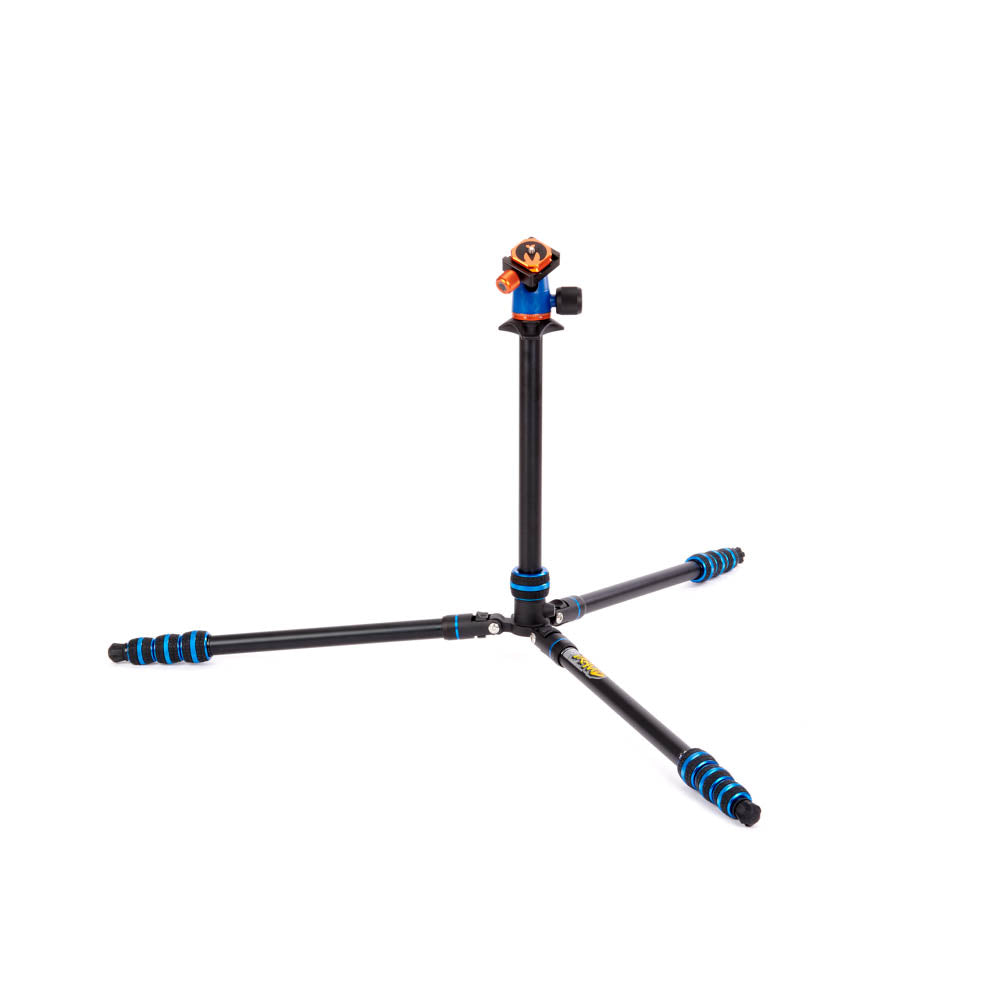 3 Legged Thing Punks Travis 2.0 Magnesium Alloy Tripod with AirHed Neo 2.0 Ball Head - Professional Camera Tripod for Photography & Videography - Compact & Lightweight Travel Tripod for DSLR, Mirrorless, and Smartphone Cameras (Blue)