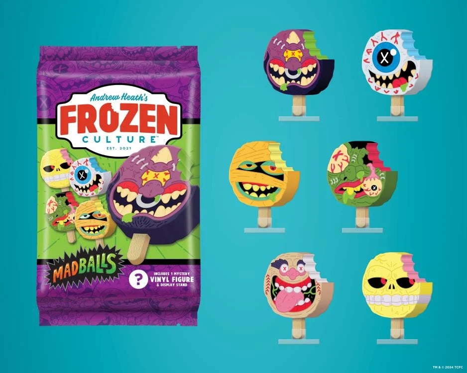 AH: Frozen Culture x Madballs Blind Box Collectible Figures - Perfect for Toy Collections, Gifts, and Pop Culture Displays