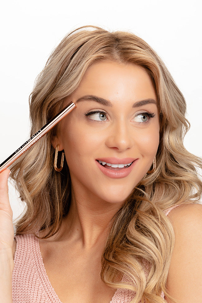 Pink Lily Beauty Fully Yours Brow Pomade Pencil - Waterproof Eyebrow Makeup, Long-Lasting & Smudge-Proof, Natural Brown Shade for Perfect Brows | Great for Daily Use, Special Occasions & Professional Makeup Looks