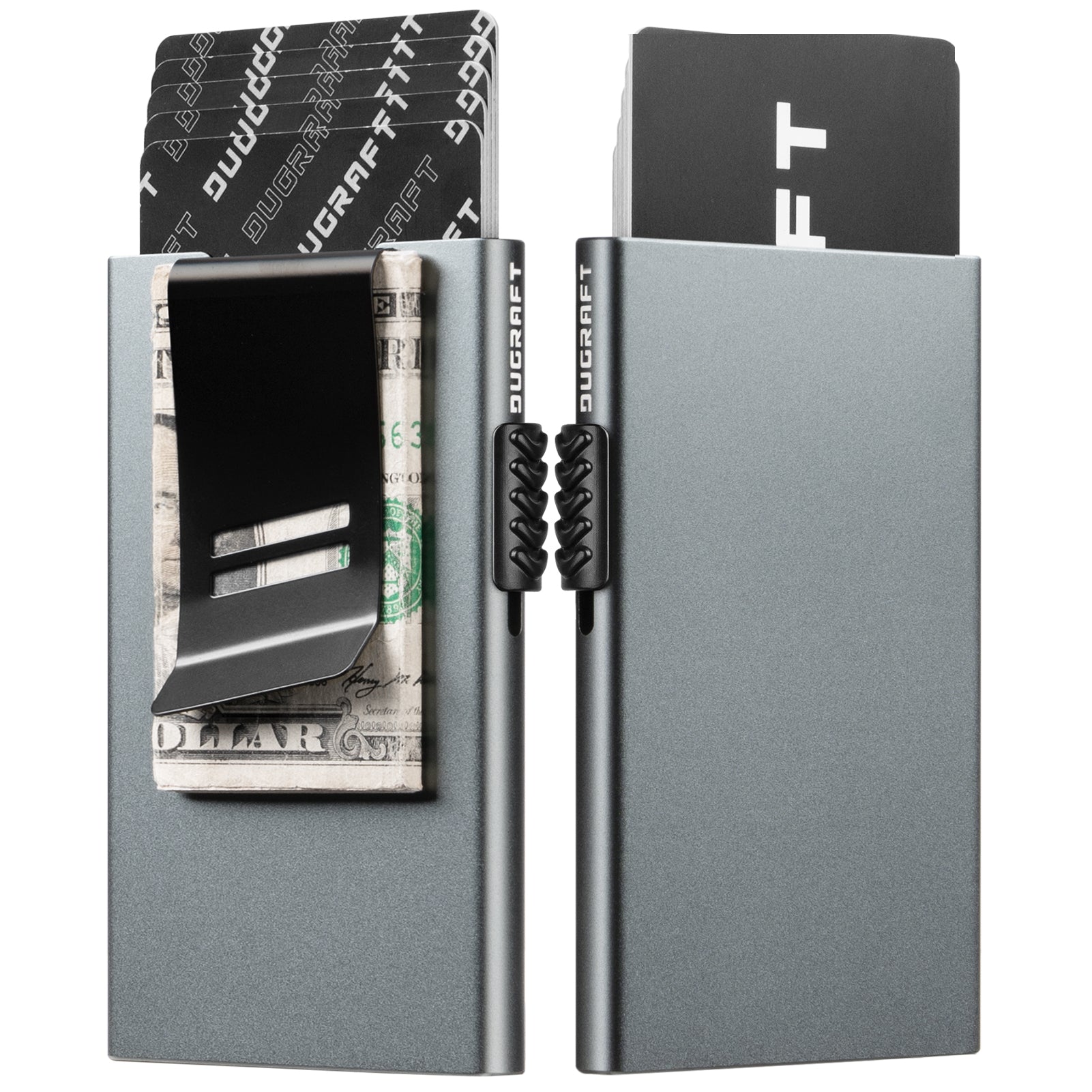 Premium DC200C Men's RFID Blocking Credit Card Holder with Money Clip - Slim Wallet for Travel, Business & Everyday Use