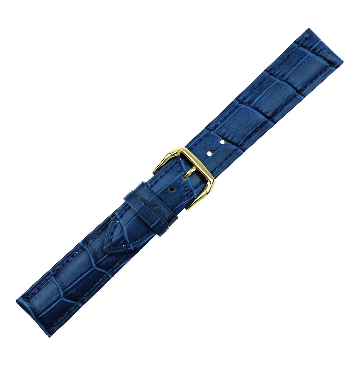 Premium Leather Watch Band - Gold Buckle, Multiple Colors for Men & Women | Dress & Casual Wear