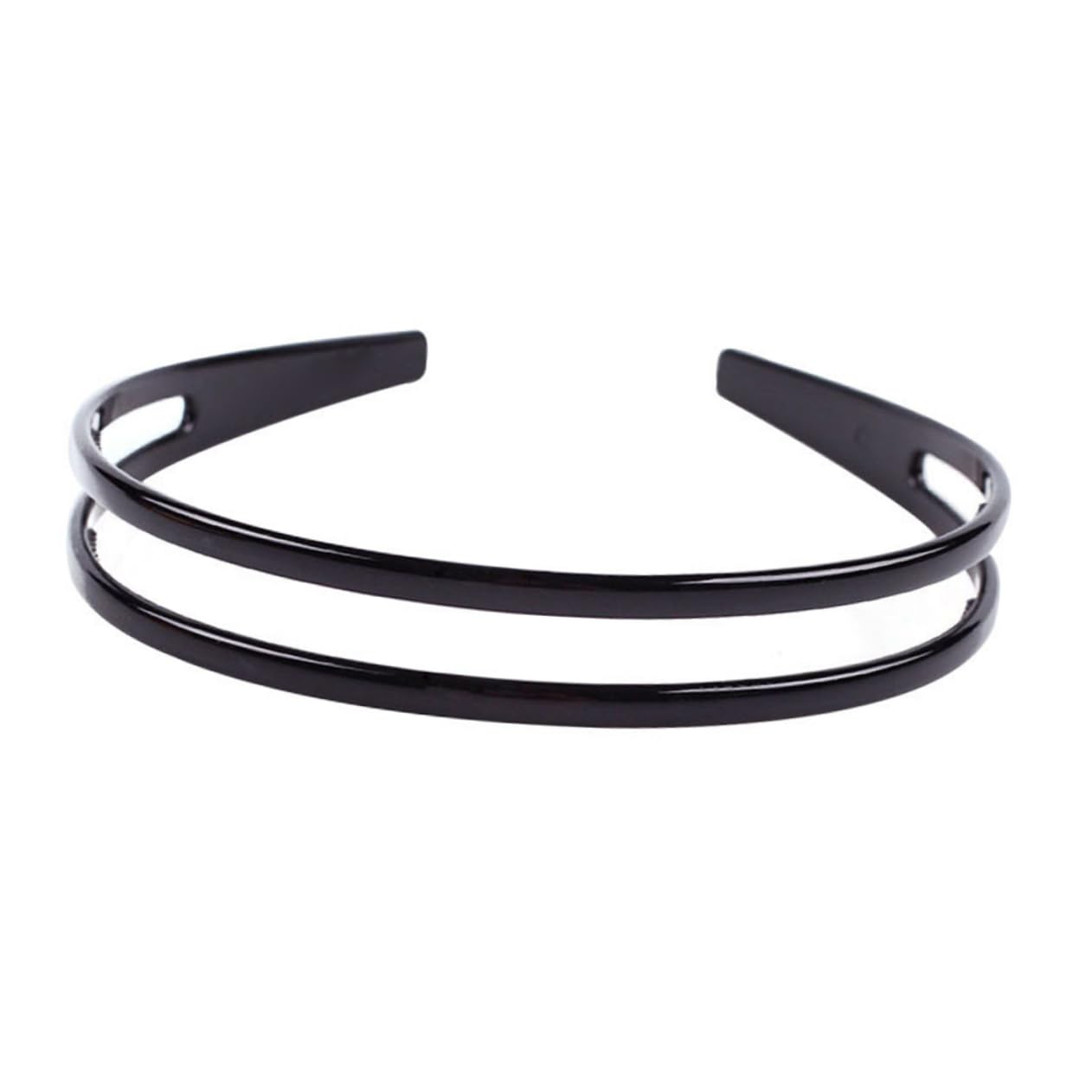 Beavorty 12 Pack Non-Slip Plastic Headbands for Women - Double Row Teeth Design Hair Hoops, Fashion Hair Accessories for Workouts, Yoga, Running & Daily Styling