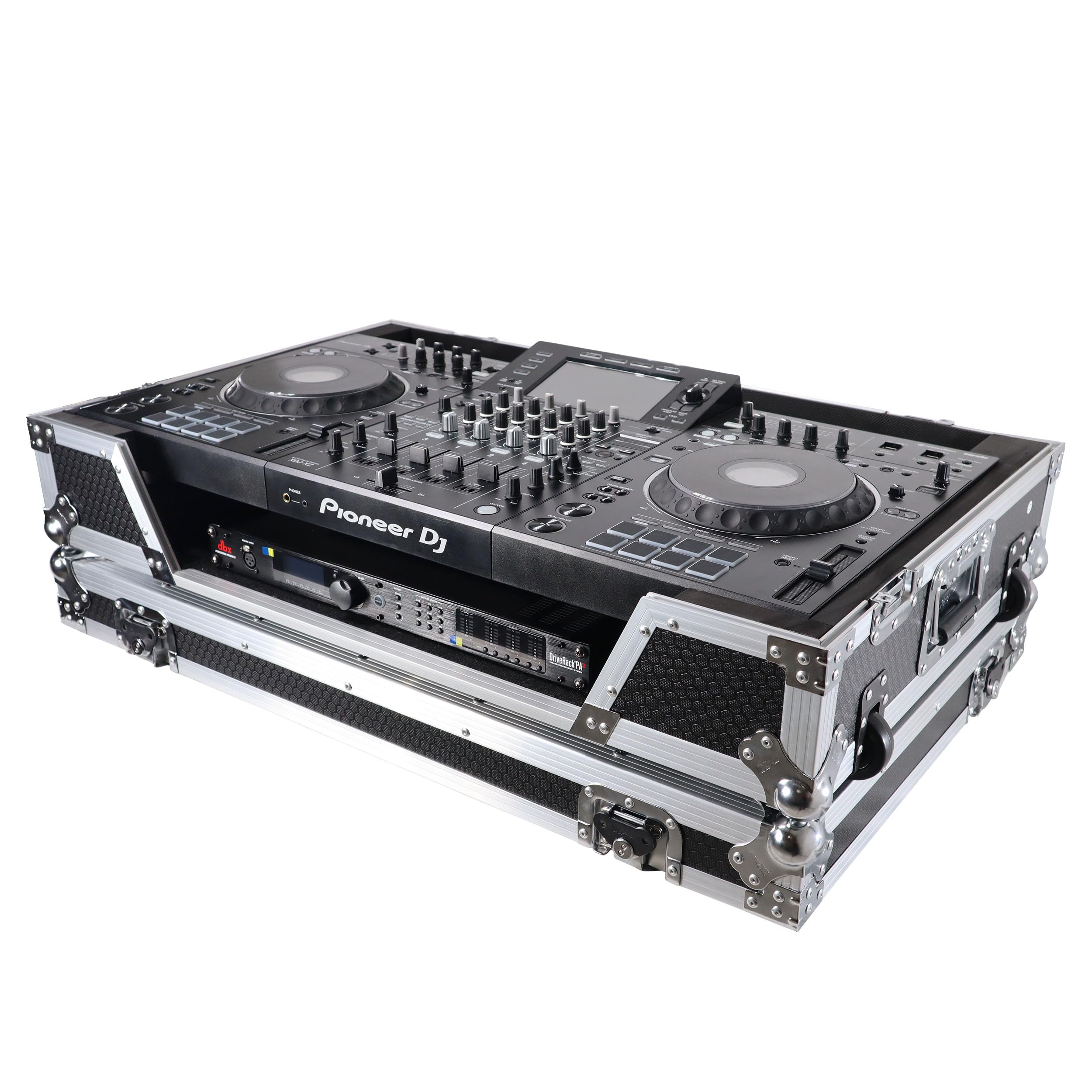 ProX XS-XDJXZW ATA Flight Case for Pioneer XDJ-XZ DJ Controller - Heavy Duty 1U Rack Space & Wheels - Perfect for DJ Gigs, Tours & Studio Protection