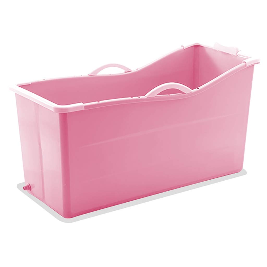 Foldable Portable Bathtub for Adults - 117 x 52.5 x 63cm Anti-Slip Insulated Spa Tub - Multifunctional Bathing, Soaking & Swimming Bucket for Home Relaxation (Blue) | Perfect for Small Bathrooms, Apartments & Outdoor Use