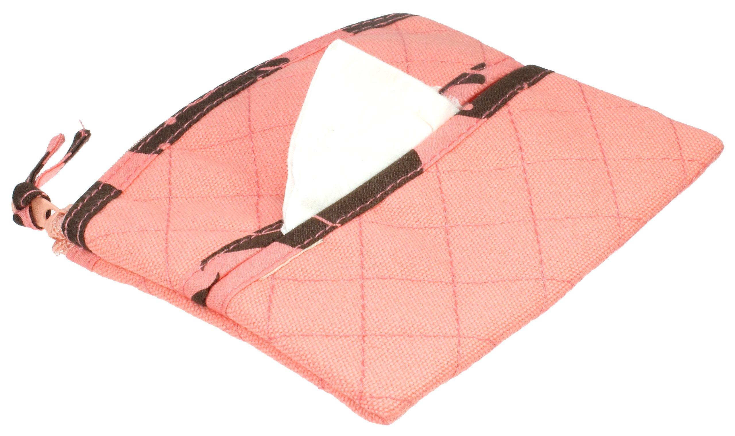 Canvas Coin Purse & Pouch with Pocket Tissue Holder - Small Wallet for Cash, Coins & Cards | Perfect for Travel, Shopping & Everyday Use