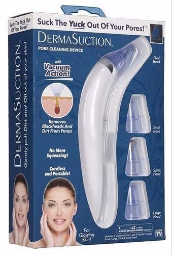 BEAMBOX 4-in-1 Blackhead Remover Vacuum Kit - Professional Pore Cleaner & Acne Treatment for Men & Women - Skin Care Tool for Blackhead Removal, Pimple Extraction & Facial Cleansing - Perfect for Home Spa & Daily Skincare Routine