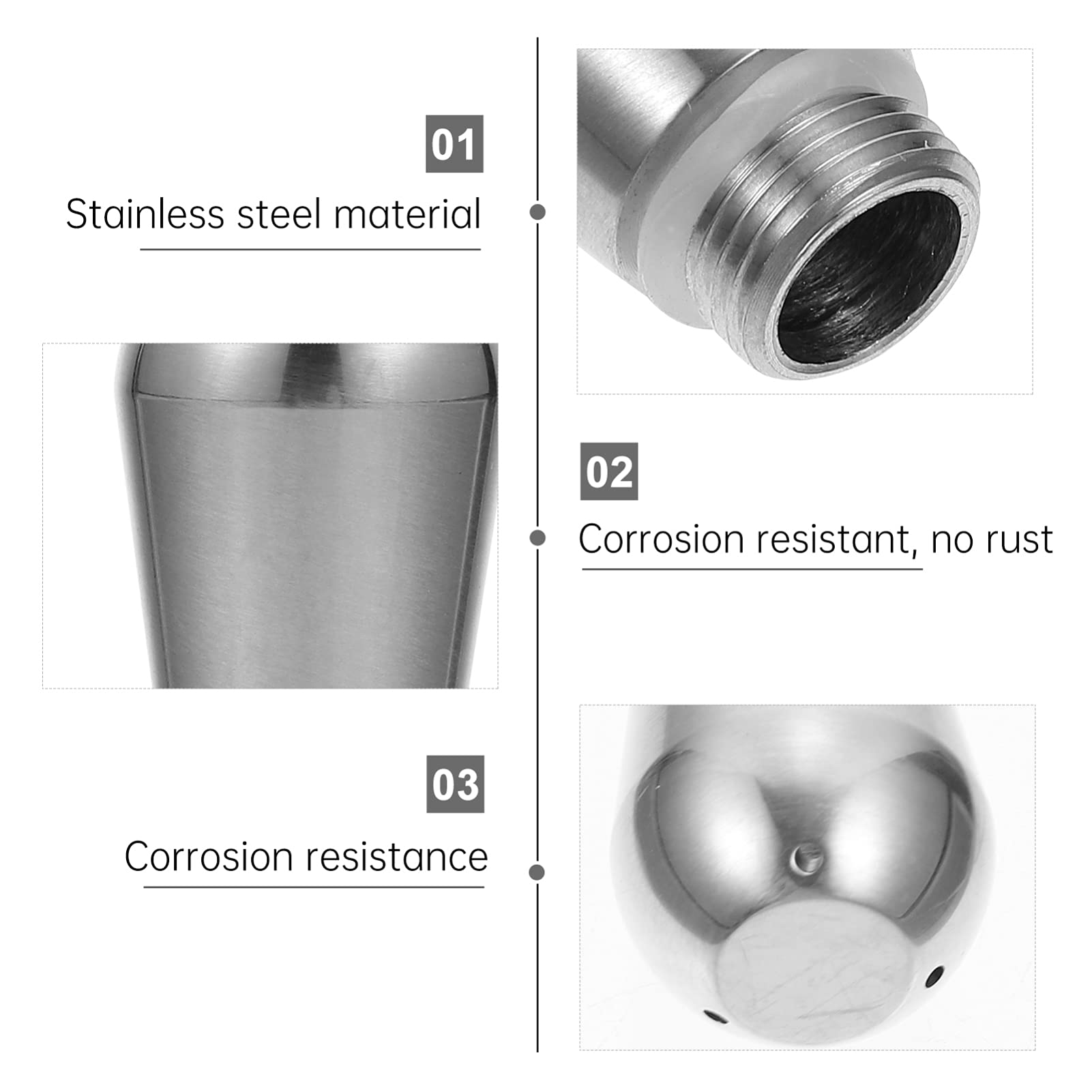 Cabilock 3-Hole Steam Nozzle Tip Spout Replacement for Espresso & Coffee Makers - Perfect for Milk Frothing & Latte Art at Home or Café