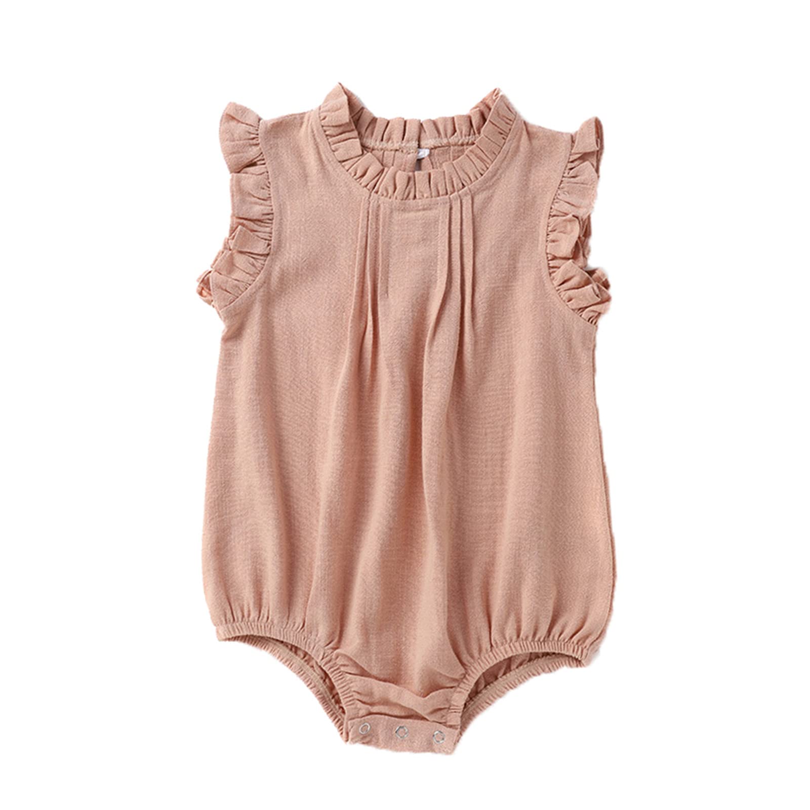 **Adorable One-Piece Overalls for Toddler Girls – Summer Baby Romper with Solid Color Design | Perfect for Easter, Playdates & Outdoor Adventures**