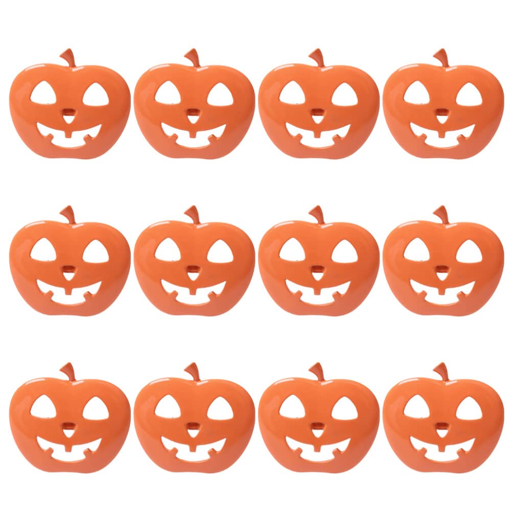 ABOOFAN Set of 12 Halloween Pumpkin Napkin Rings - Orange Thanksgiving Dinner Table Decor for Weddings, Parties & Family Gatherings - Perfect for Fall Festive Table Settings