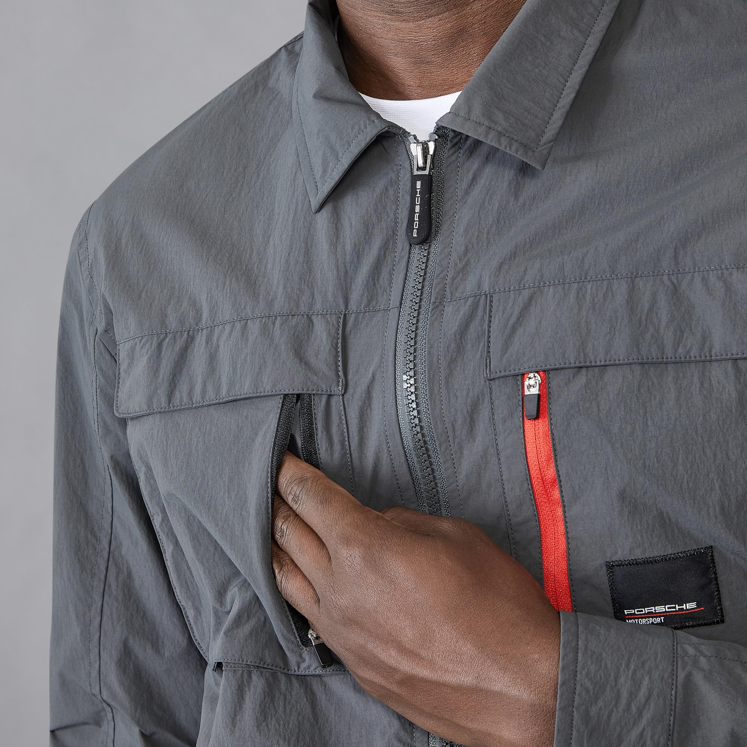 Men's Utility Overshirt Jacket - Water-Resistant Workwear Shirt for Outdoor Activities, Hiking & Casual Wear