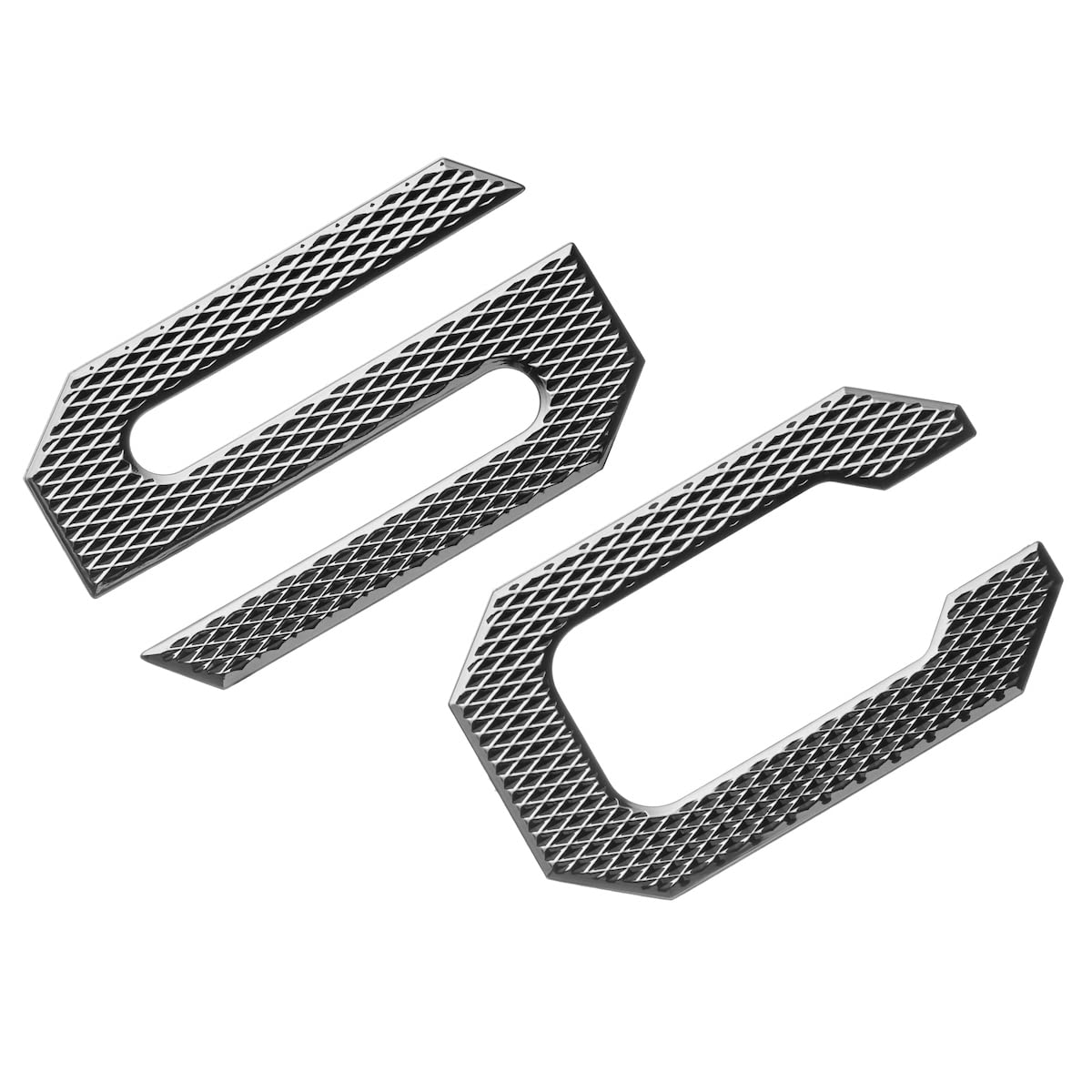 2022-2025 Santa Cruz Tailgate Insert Letters - Black Chrome & Satin Black Custom Emblem | EyeCatcher Brand | Perfect for Truck Customization, Car Show Accessories & Off-Road Vehicle Styling
