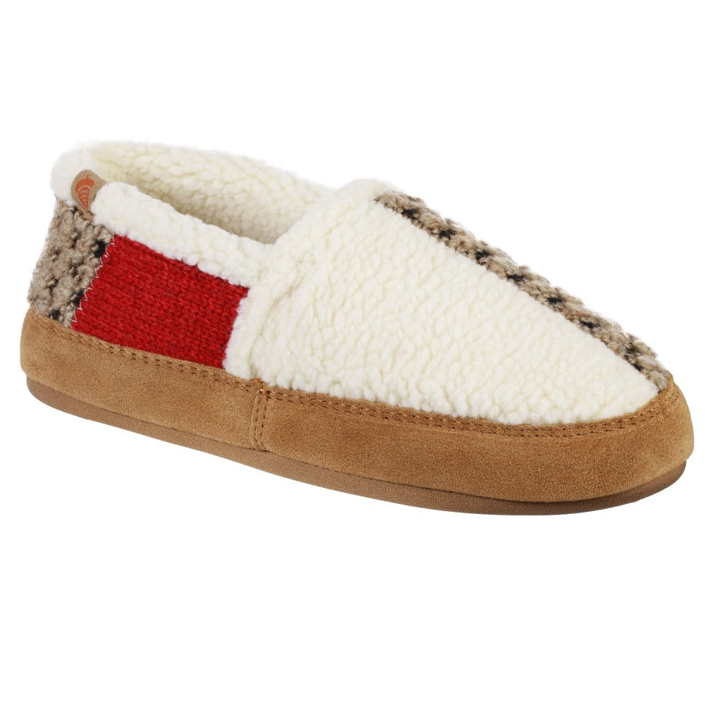 Eco-Friendly Women's Upcycled Meadow Moc Slippers with Cloud Cushion® Comfort - Cozy House Shoes for Relaxing at Home & Lounging