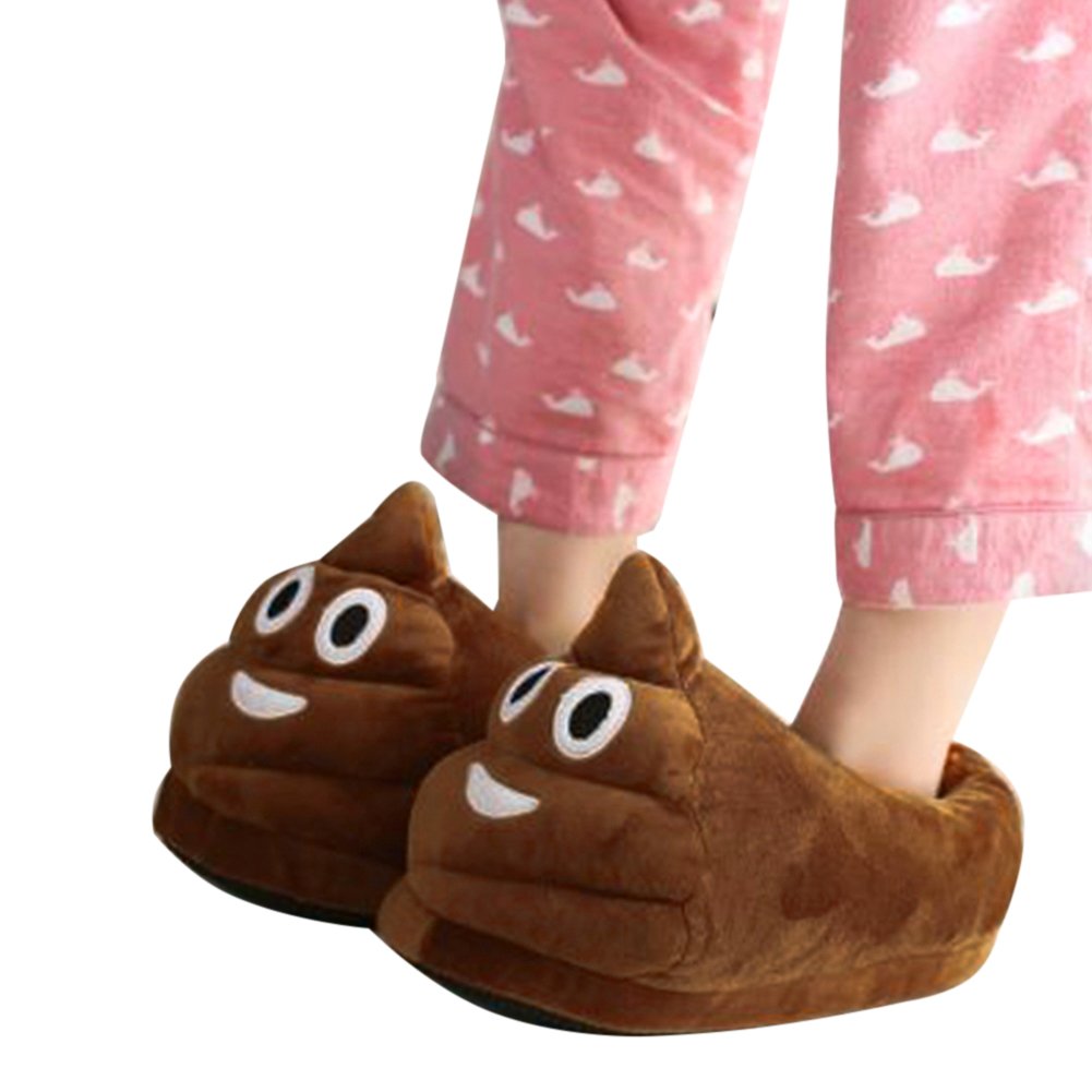 Ruirey Cute Cartoon Slippers - Warm Winter Plush House Slippers for Men & Women, Soft Cozy Indoor Home Shoes UK Sizes 3-7 - Perfect for Lounging, Relaxing & Keeping Feet Warm