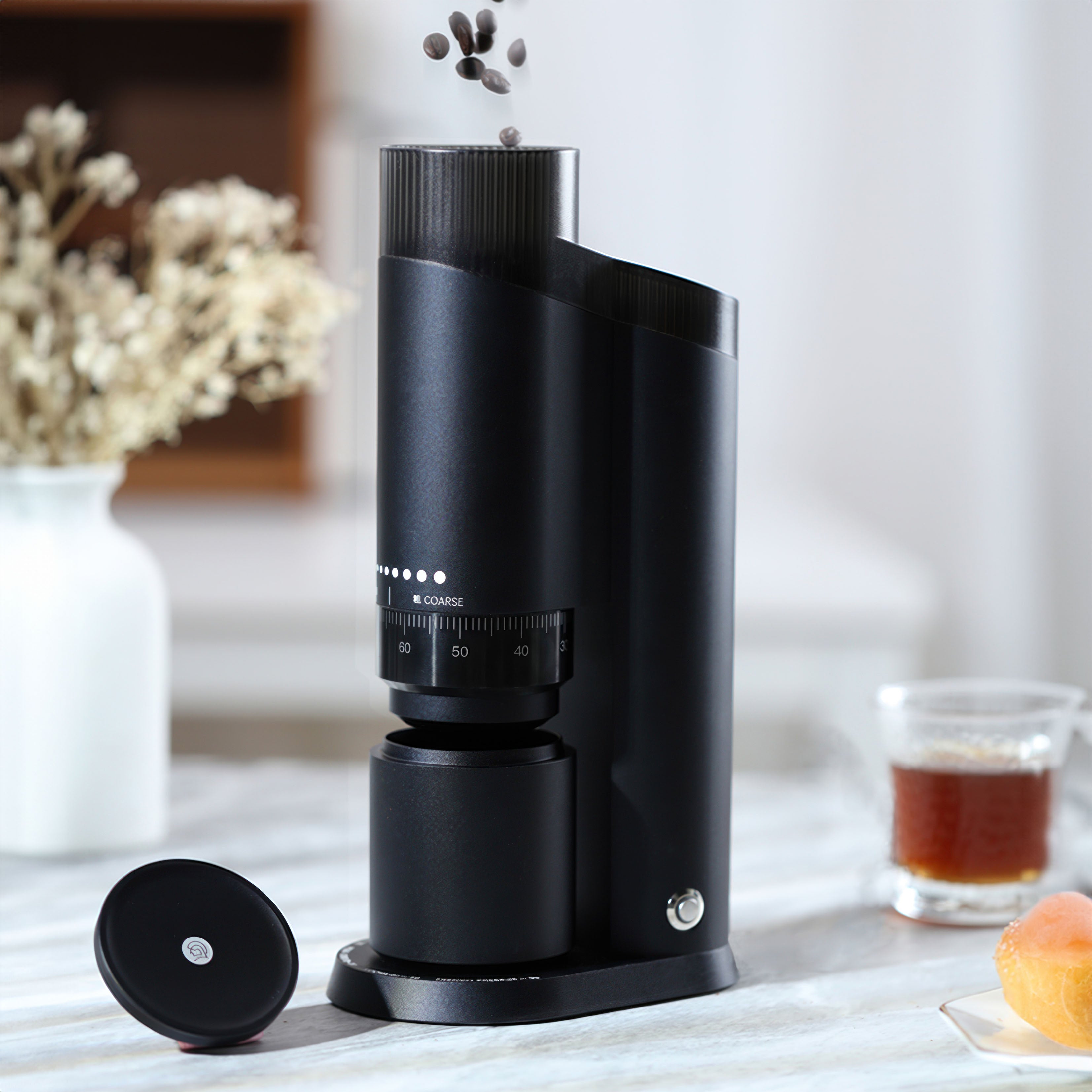 Premium Precision Coffee Grinder for Espresso & Pour Over - Electric Burr Grinder with Adjustable Settings for Home Baristas & Coffee Enthusiasts - Perfect for Morning Brews, Office Use & Gifts