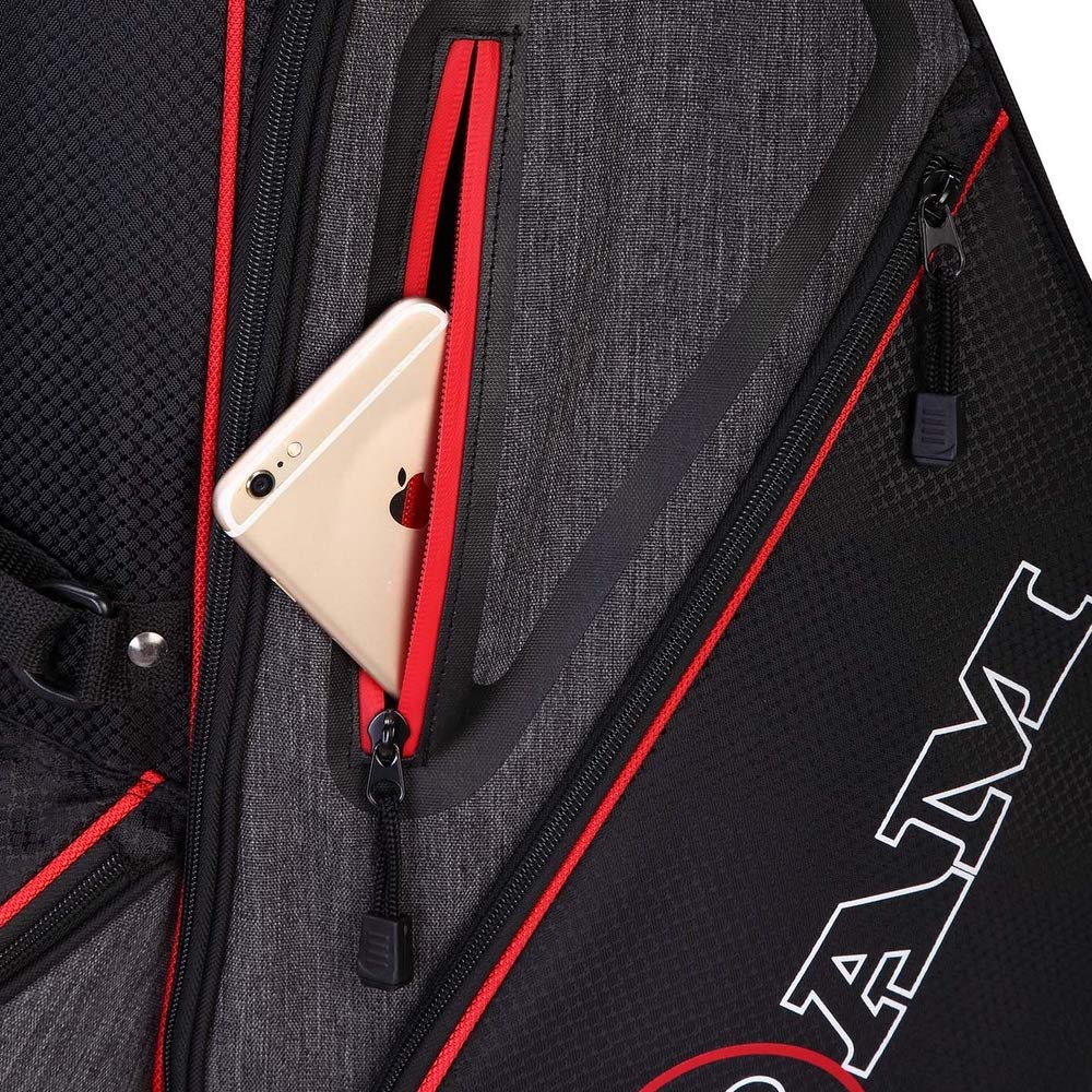 Ram Golf Premium Tour Stand/Carry Bag - Lightweight Golf Bag with 14-Way Divider & Dual Straps - Perfect for Golfers, Driving Range & Course Play