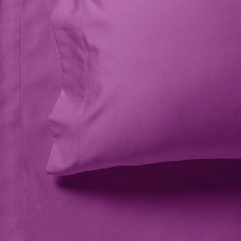 1000TC Ultra Soft Fitted Sheet & 2 Pillowcases Set - King Size Bed Sheets - Deep Pocket Luxury Bedding - Breathable & Wrinkle-Free - Purple Bedroom Decor - Perfect for Master Bedroom, Guest Room & Hotel Use