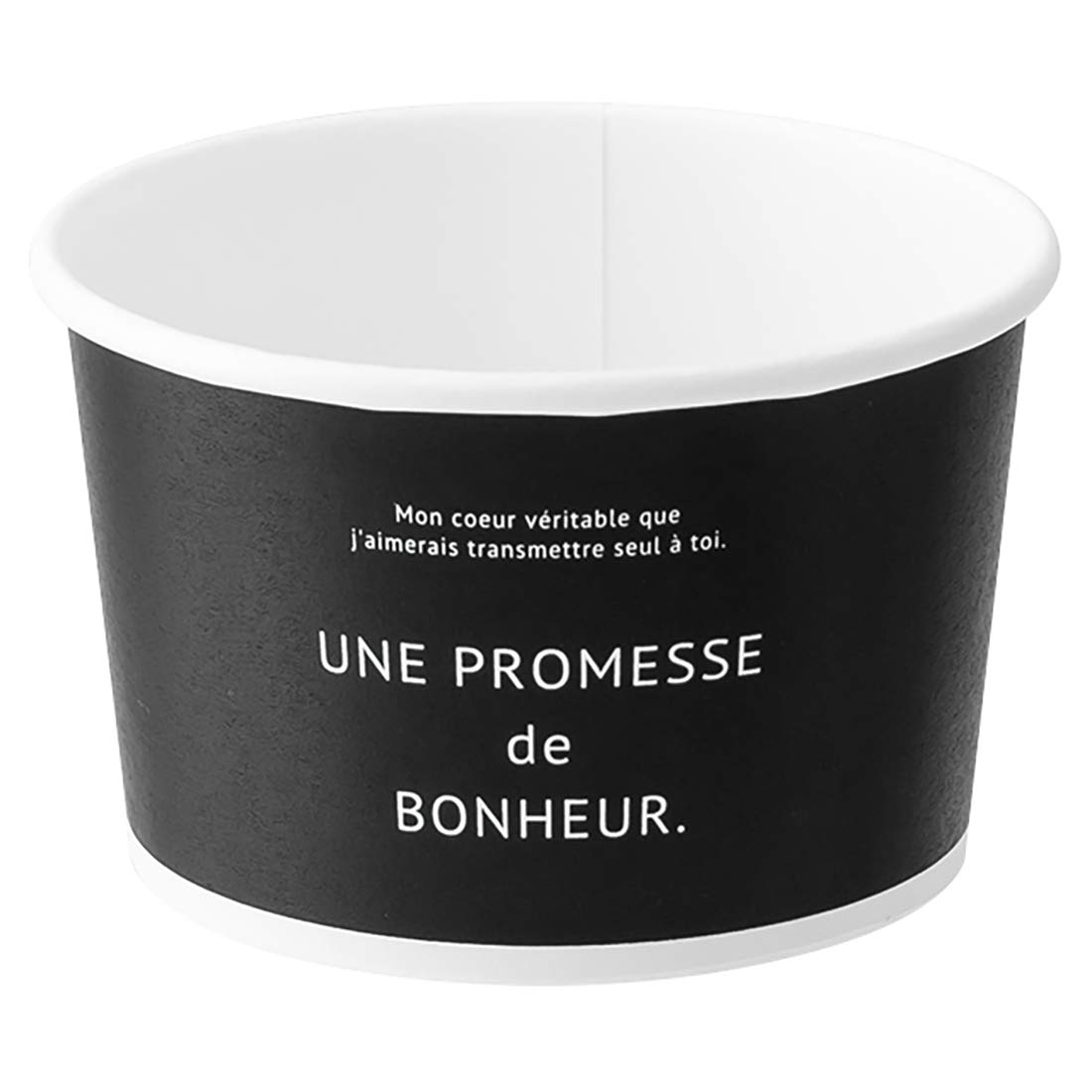 BNR-CUB1 Black Paper Cups 100 Pack - 3.0 x 1.9 Inches (7.6 x 4.8 cm) - 4.9 fl oz (140 ml) Disposable Cups for Coffee, Tea, Parties, and Office Use