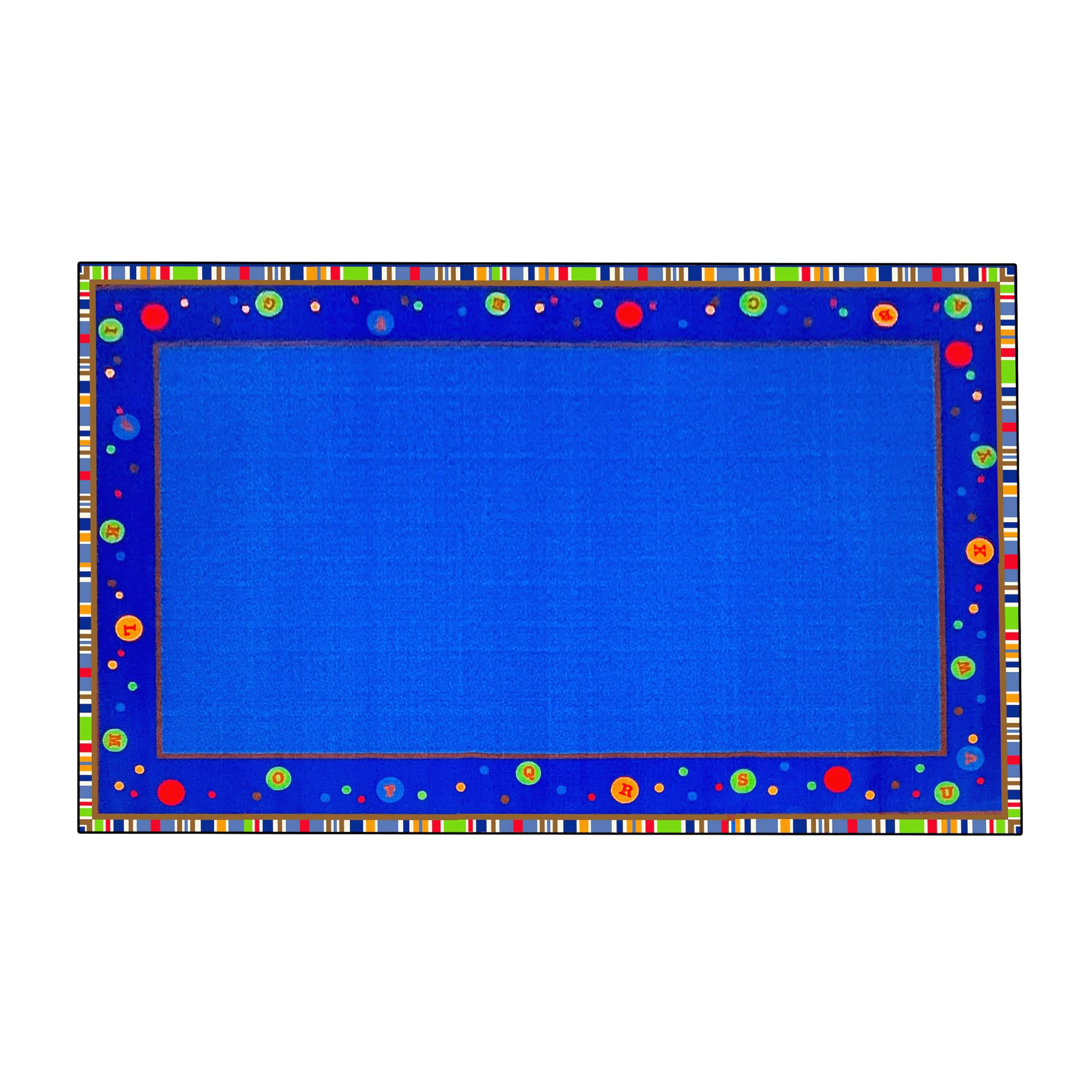 ABC Dots Educational Classroom Rug 6' x 8'6