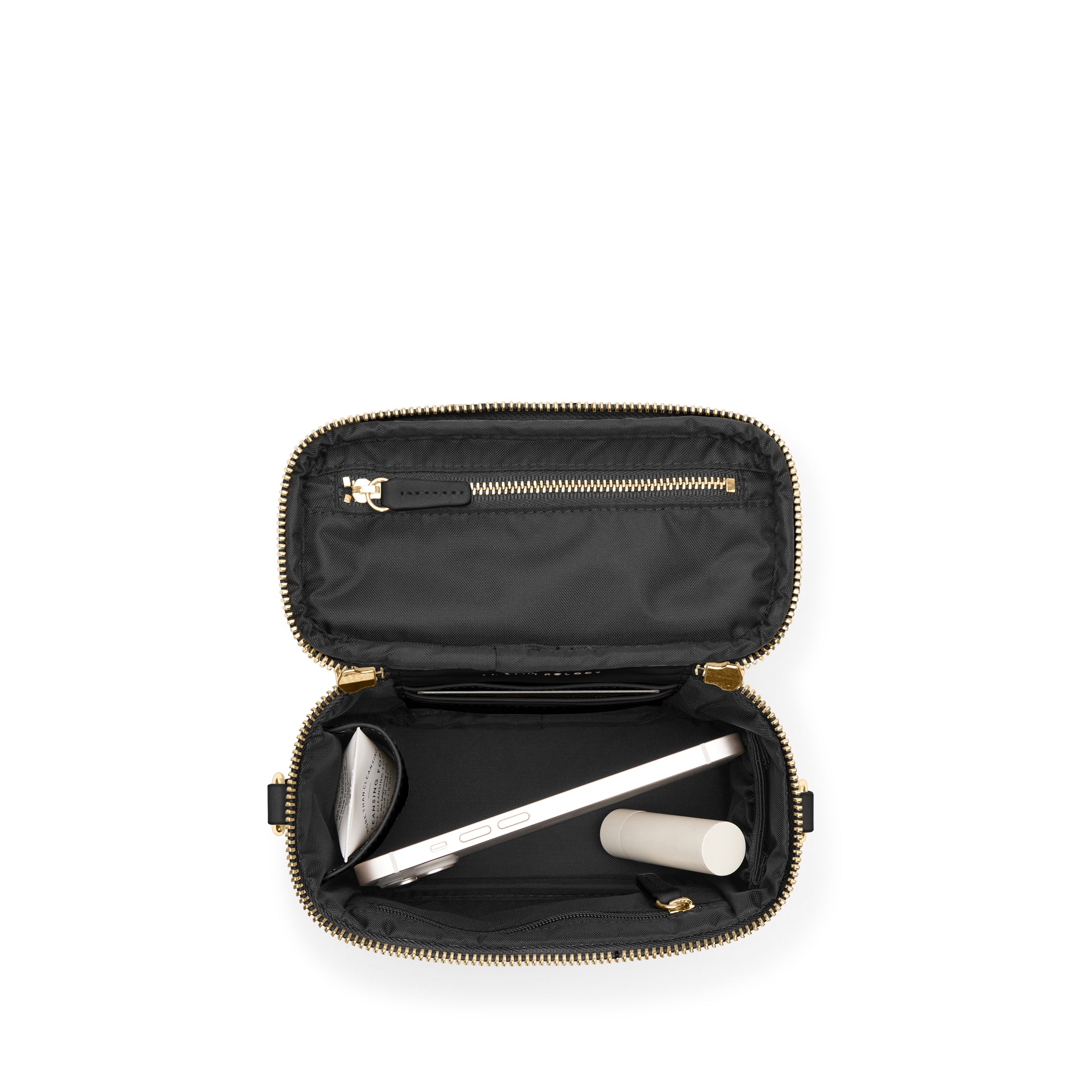 Maddie Micro Train Case Crossbody Bag - Black Onyx | Stylish & Compact Purse for Women, Perfect for Travel, Work & Everyday Use