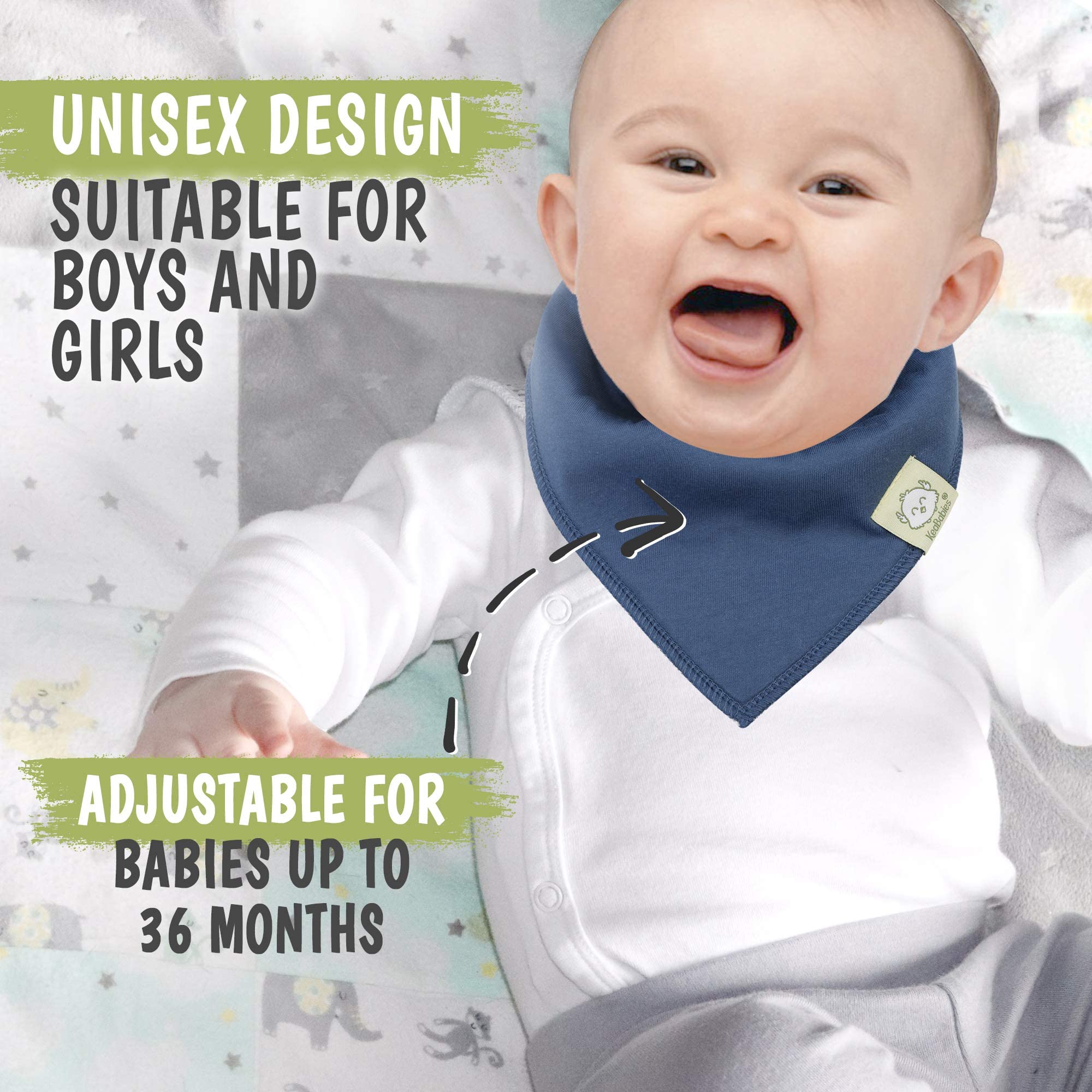 KeaBabies Diaper Backpack & Bandana Drool Bibs Set - Waterproof Baby Changing Bag with Super Absorbent Bibs for Newborns & Toddlers - Perfect for Daycare, Travel & On-the-Go Parents