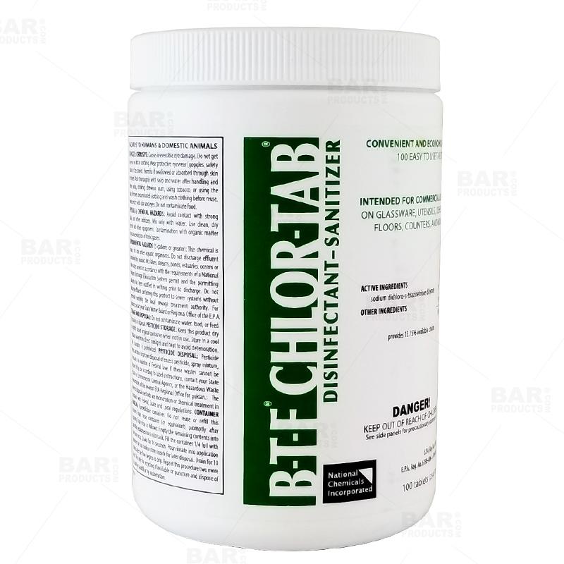 BTF Chlorine Disinfectant Sanitizing Tablets - 200 Count | Water Purification, Pool & Spa Treatment, Surface Cleaning | Kills 99.9% Germs & Bacteria