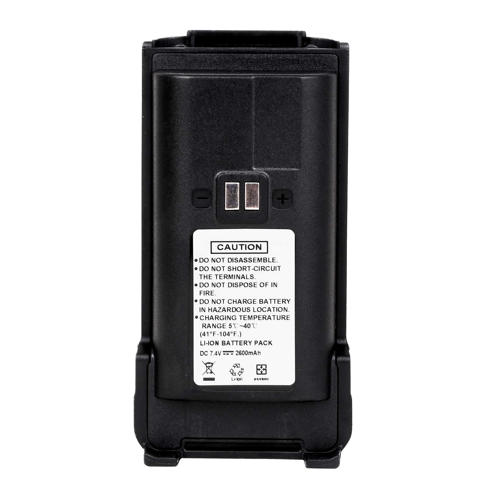 Replacement 2500mAh High-Capacity Battery for DP738 Two-Way Radio - Long Lasting Power for Outdoor Adventures, Emergency Communication & Work Sites