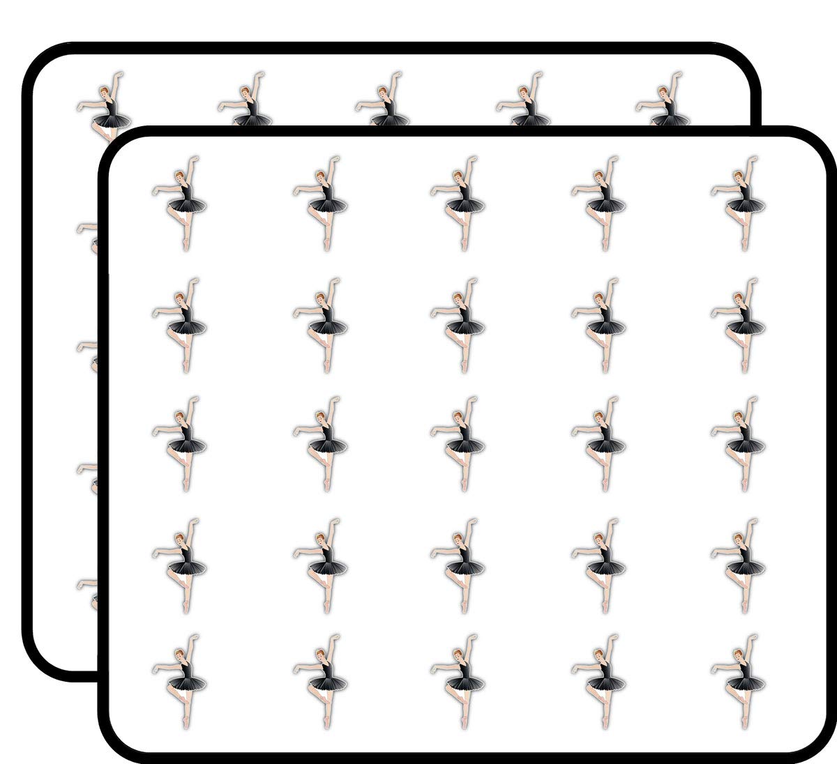 50 Pack Ballerina Dancer Vinyl Stickers - Waterproof Art Decor for Scrapbooking, DIY Crafts, Bullet Journals, Planners & Kids Activities - Perfect for Home Decor, Gift Wrapping & Party Favors