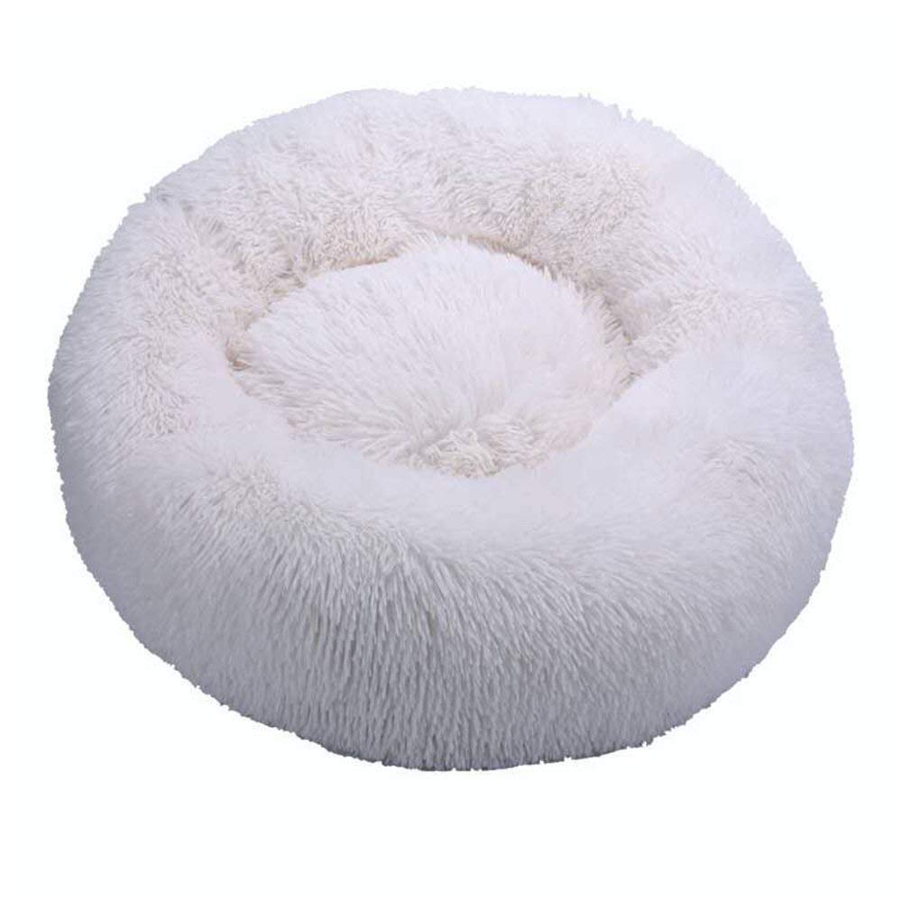 Premium Orthopedic Donut Cat Bed - Soft Round Pet Bed for Dogs & Cats - Warm Cuddler Kennel with Removable Washable Cover - Perfect for Cozy Napping, Arthritis Relief & Small Pet Lounging