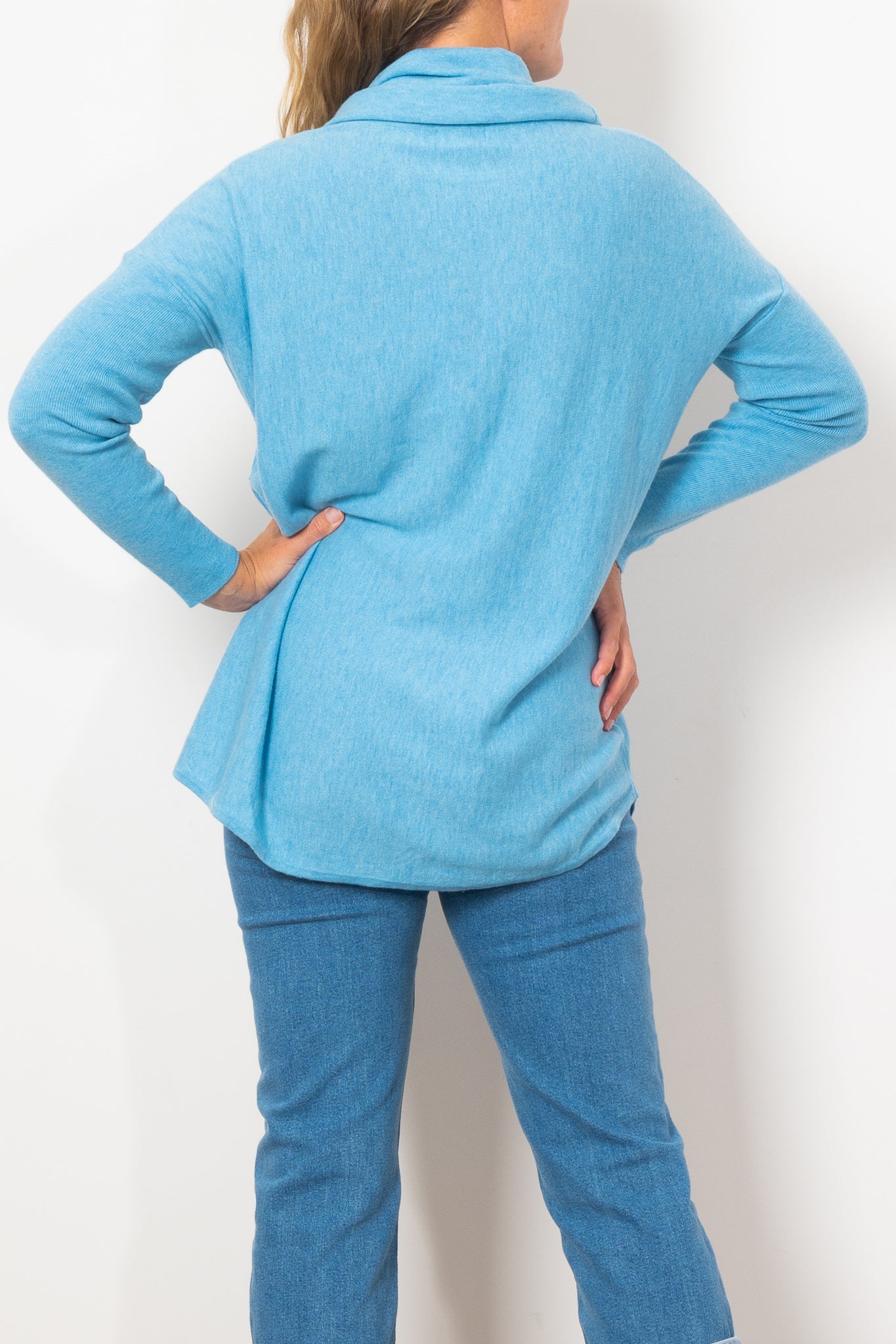 Bridge & Lord Kylie Cowl Neck Knit Sweater for Women - Soft Chunky Knit Pullover Winter Tops - Perfect for Office Wear, Date Nights & Casual Outfits