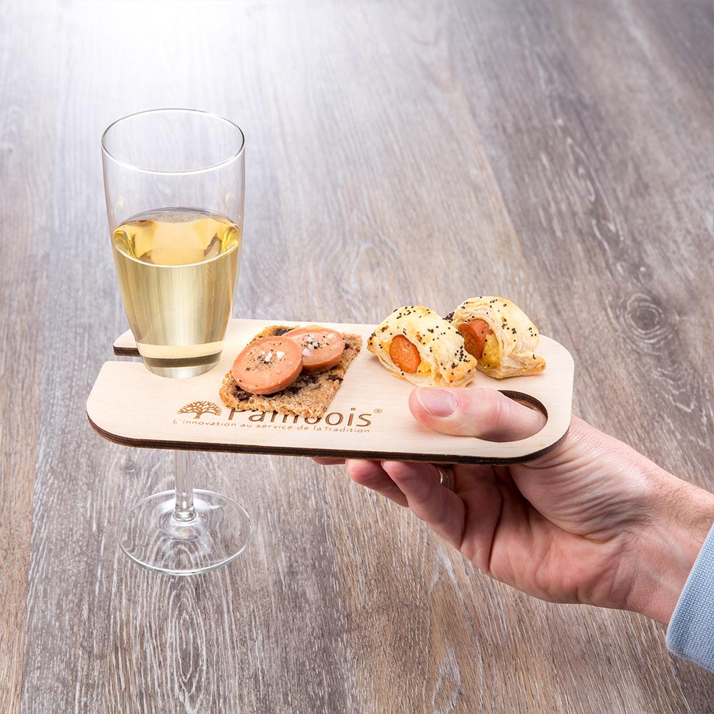 Elegant Small Cocktail and Event Serving Board - Perfect for Party Platters, Cheese Display & Charcuterie Presentation