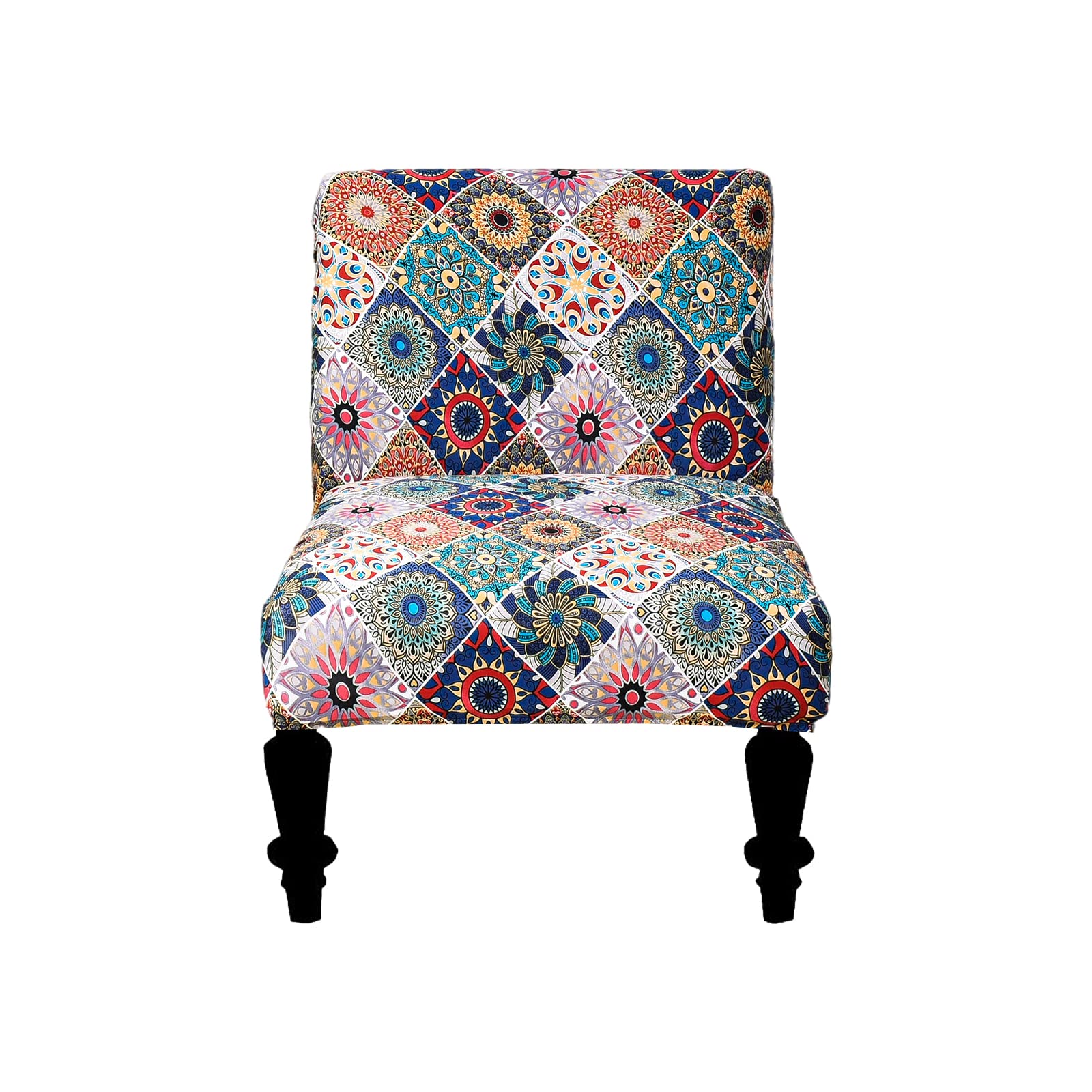 Eco-Friendly Ancheng Stretch Slipcover for Armless Chairs - Removable Furniture Protector Cover for Living Room, Bedroom & Office - Perfect for Accent Chairs, Slipper Chairs & Home Decor