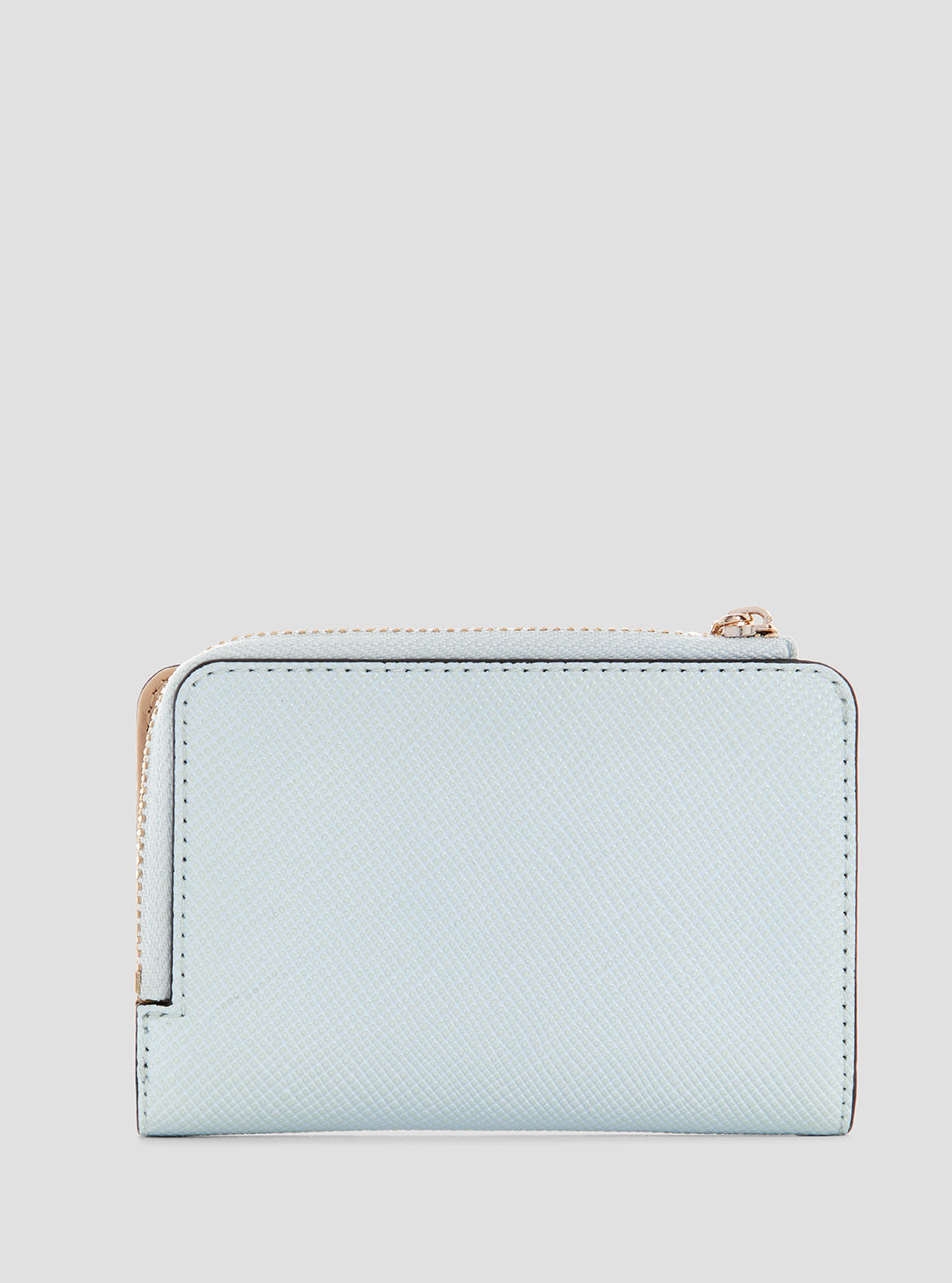 Blue Laurel Zip Card Case Wallet - Slim RFID Blocking Wallet for Men & Women - Perfect for Travel, Business & Everyday Use