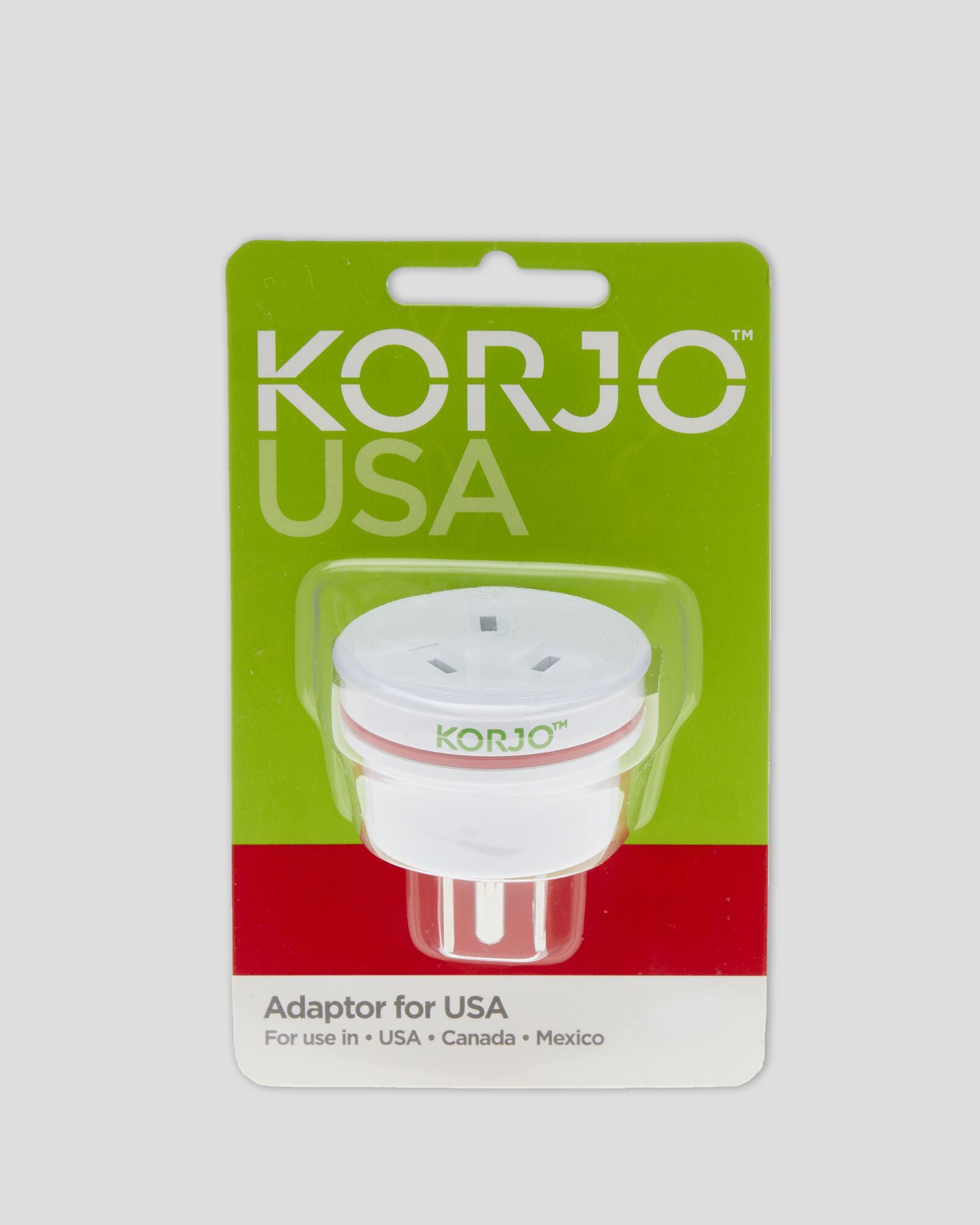 Universal Travel Adapter Plug for USA - White | Compact & Lightweight Power Converter for International Travel, Hotels, and Business Trips