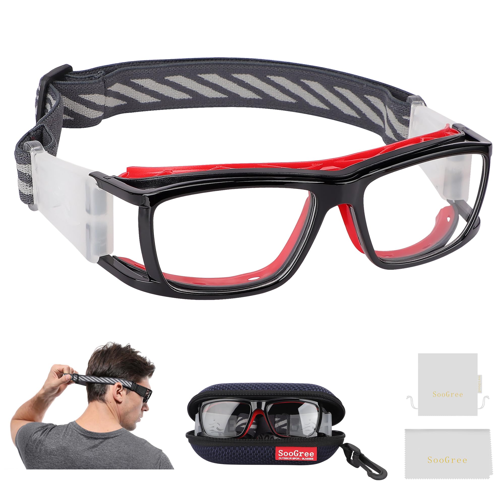 Anti-Fog Sports Goggles for Men & Women - Basketball, Football Protective Eyewear with Shock Resistance - Perfect for Outdoor Activities & Contact Sports