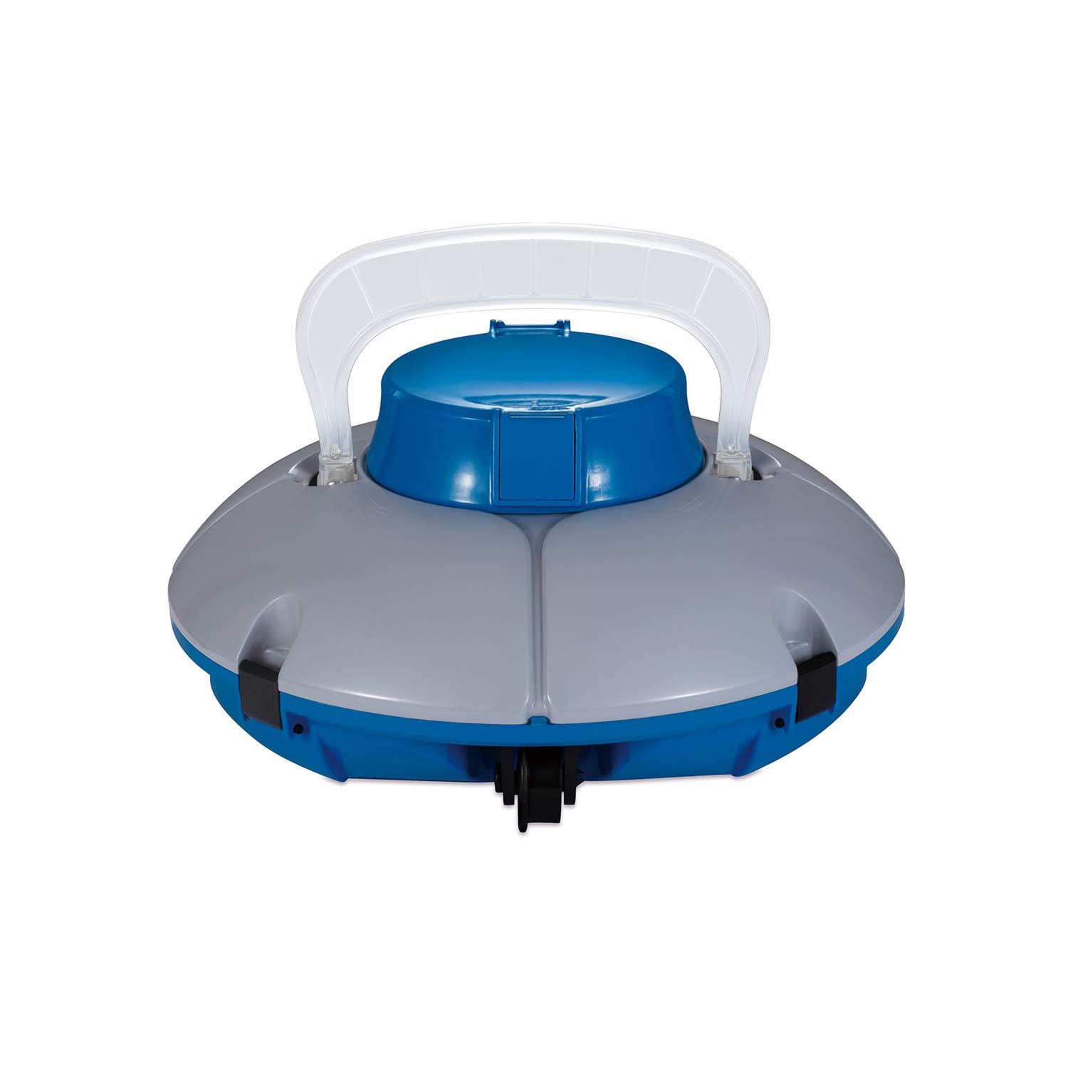 Summer Waves P56000024 Cordless Rechargeable Robotic Pool Cleaner for Above Ground & Flat Floor Pools - Automatic Water Vacuum System (Gray/Blue) - Perfect for Inground & Above Ground Pool Maintenance