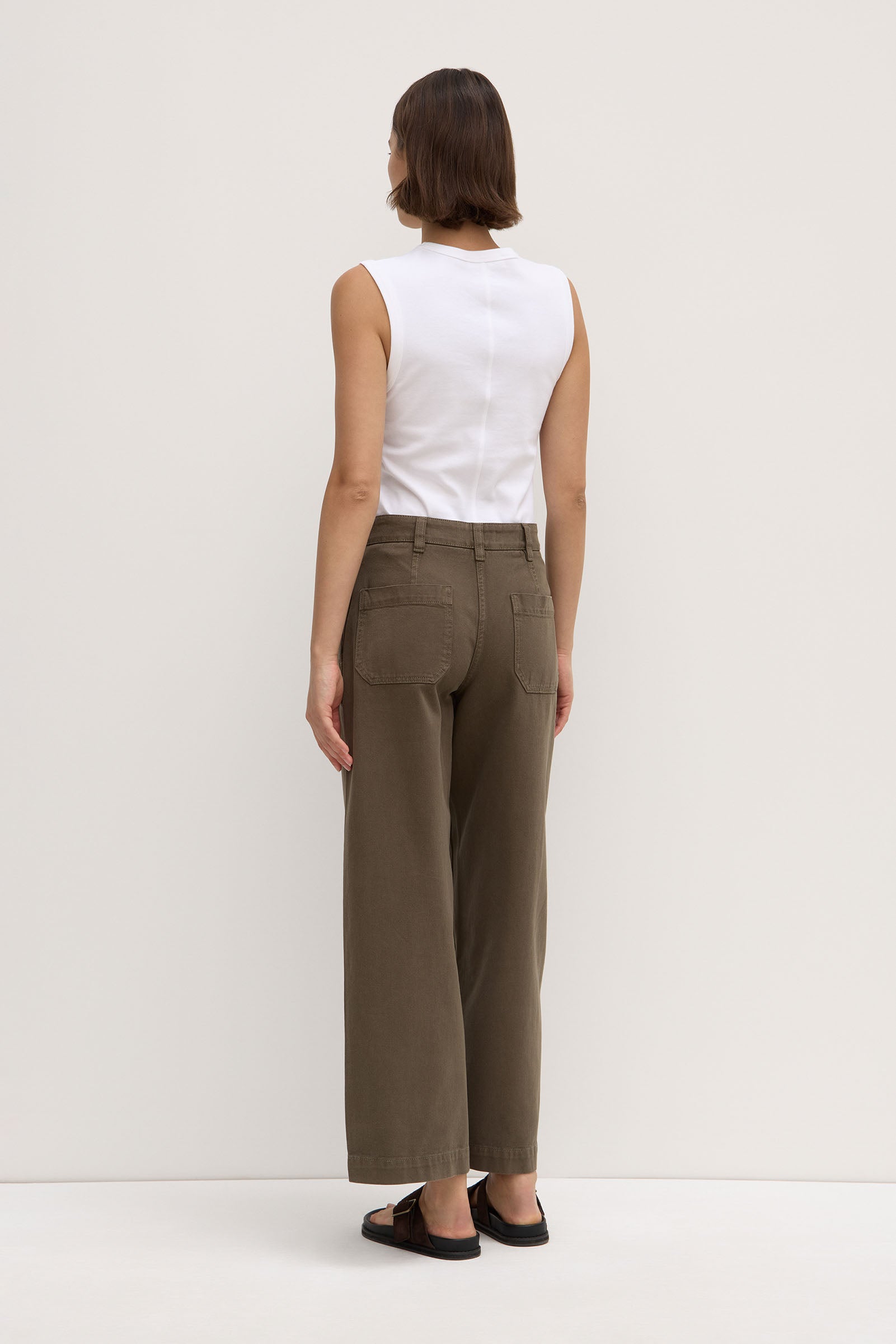 Olivia Twill Pants for Women - Comfortable & Stylish Casual Trousers for Work, Office, and Everyday Wear