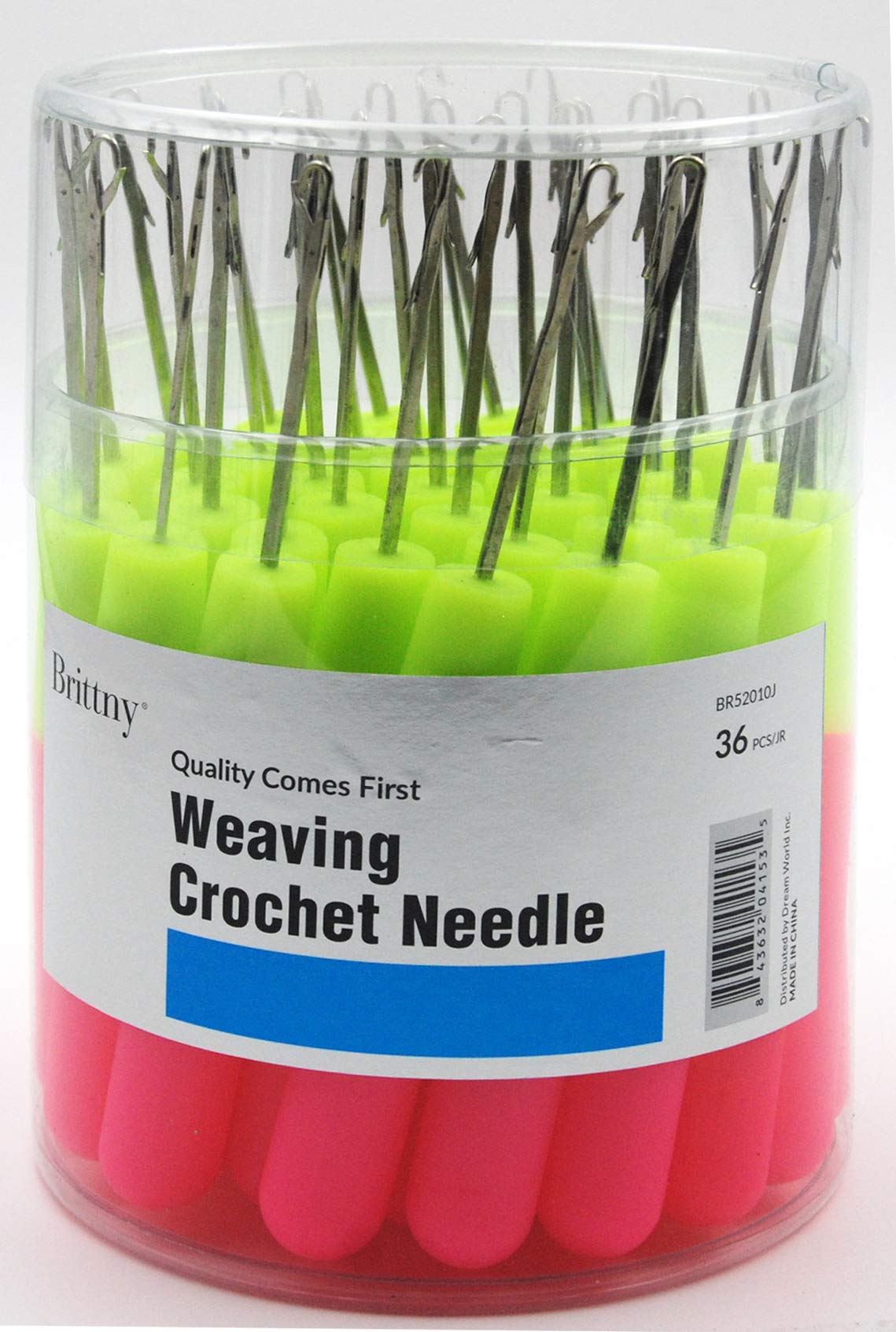 Premium Brittny Weaving Crochet Needles Set - Ergonomic Hooks for Yarn Crafting, Knitting & DIY Projects - Perfect for Beginners & Professionals - Create Scarves, Hats, Blankets & Home Decor