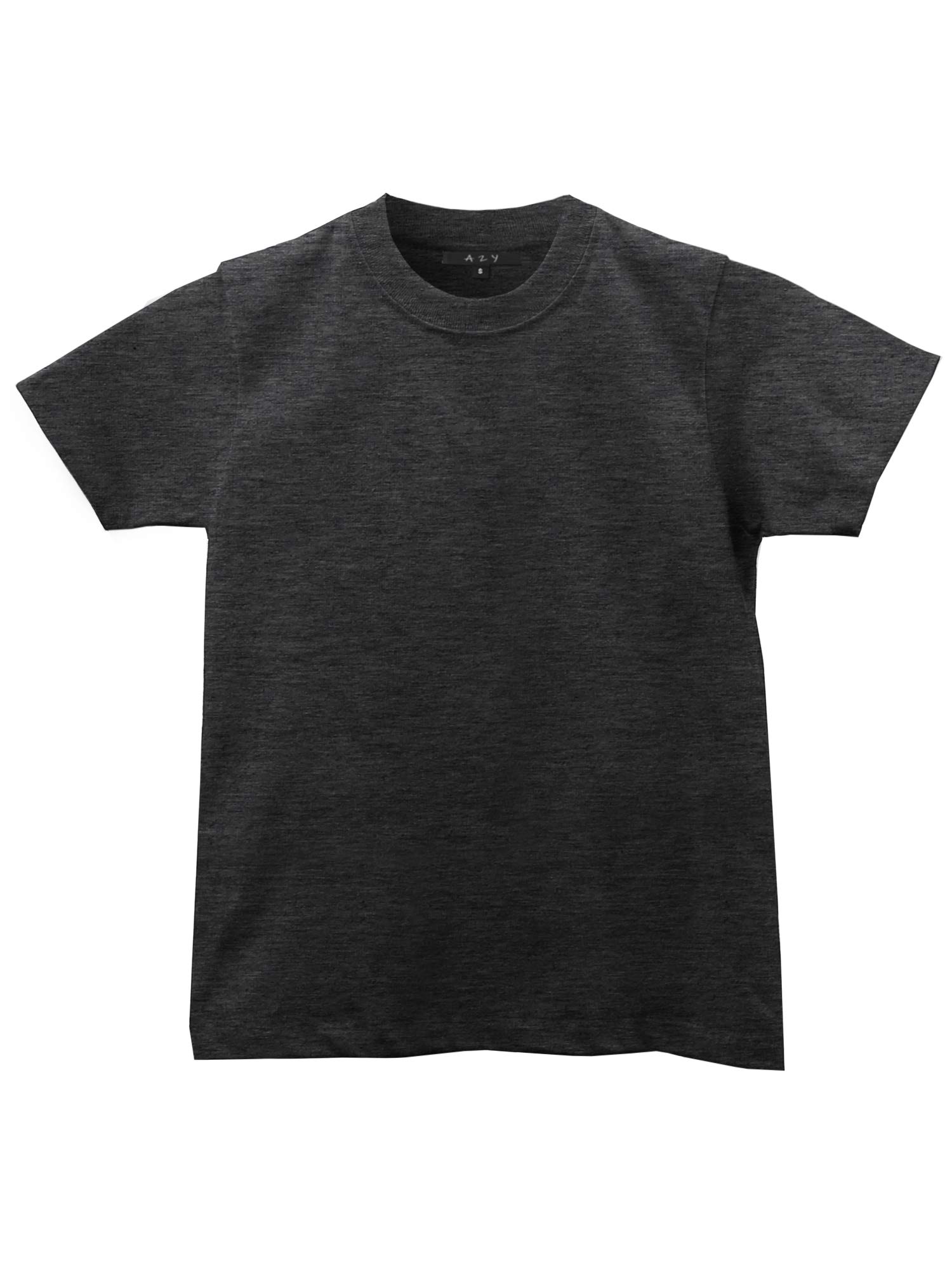 A2Y Kids Heavy Cotton Crew Neck T-Shirts - Soft & Durable Boys & Girls Tees for School, Play & Everyday Wear