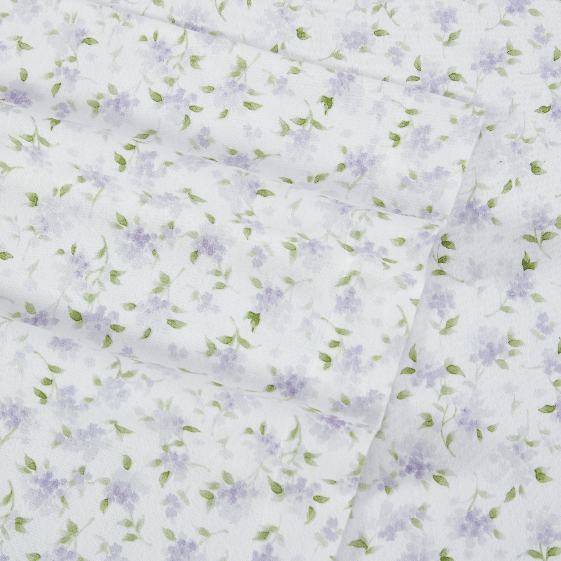 Laura Ashley La Virginia Lilac Flannelette Sheet Set - Soft & Cozy Queen Size Bedding for Winter - Perfect for Cold Nights & Cozy Bedroom Decor